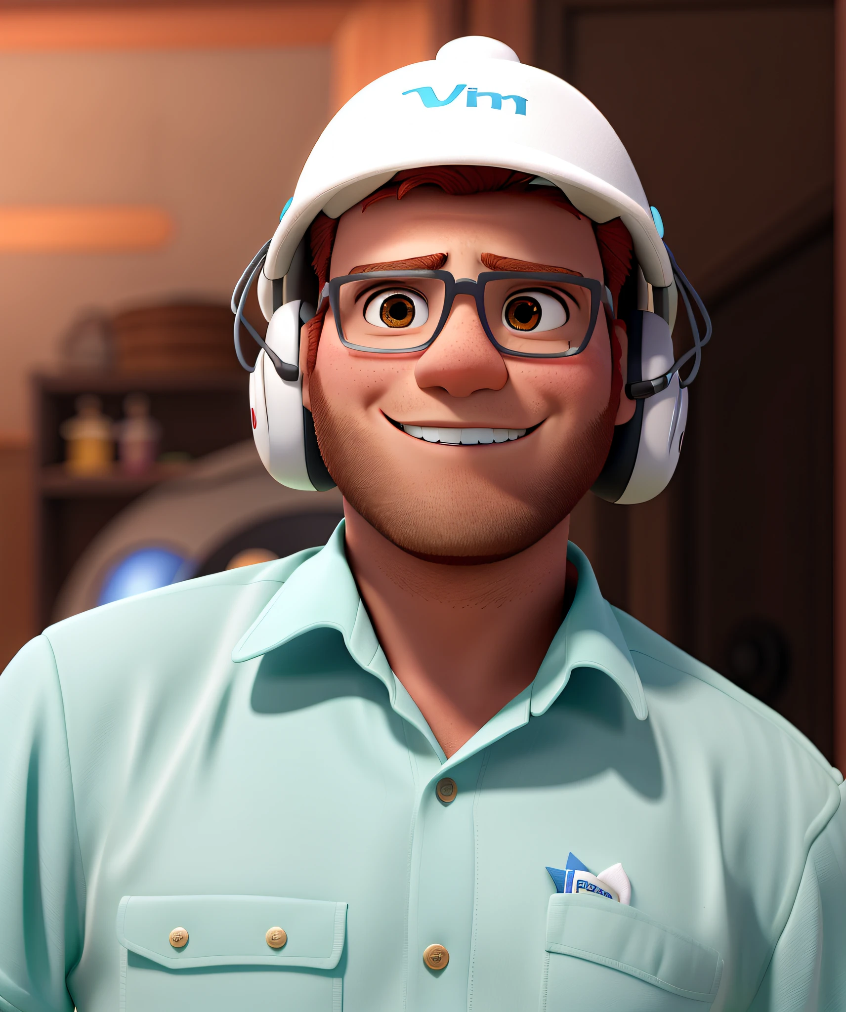 um homem moreno estilo pixar disney, alta qualidade, melhor qualidade