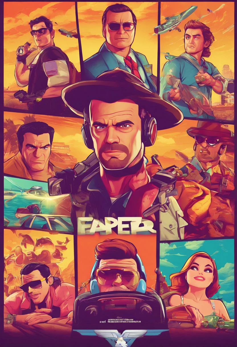 Create Disney Pixar-inspired poster