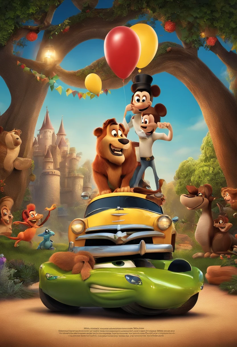 Create Disney Pixar-inspired poster, usando minha imagem