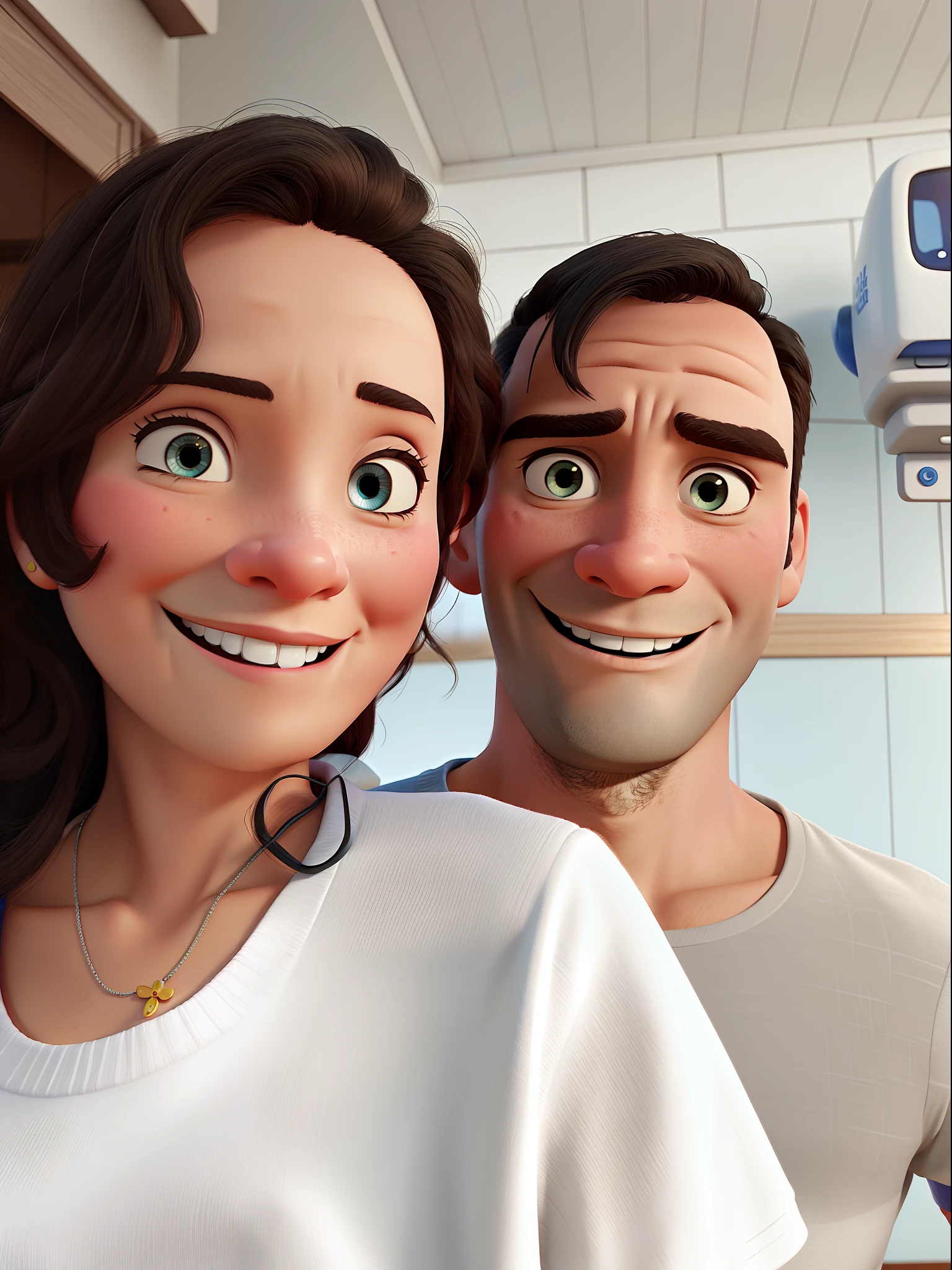 Father and mother , Disney pixar |