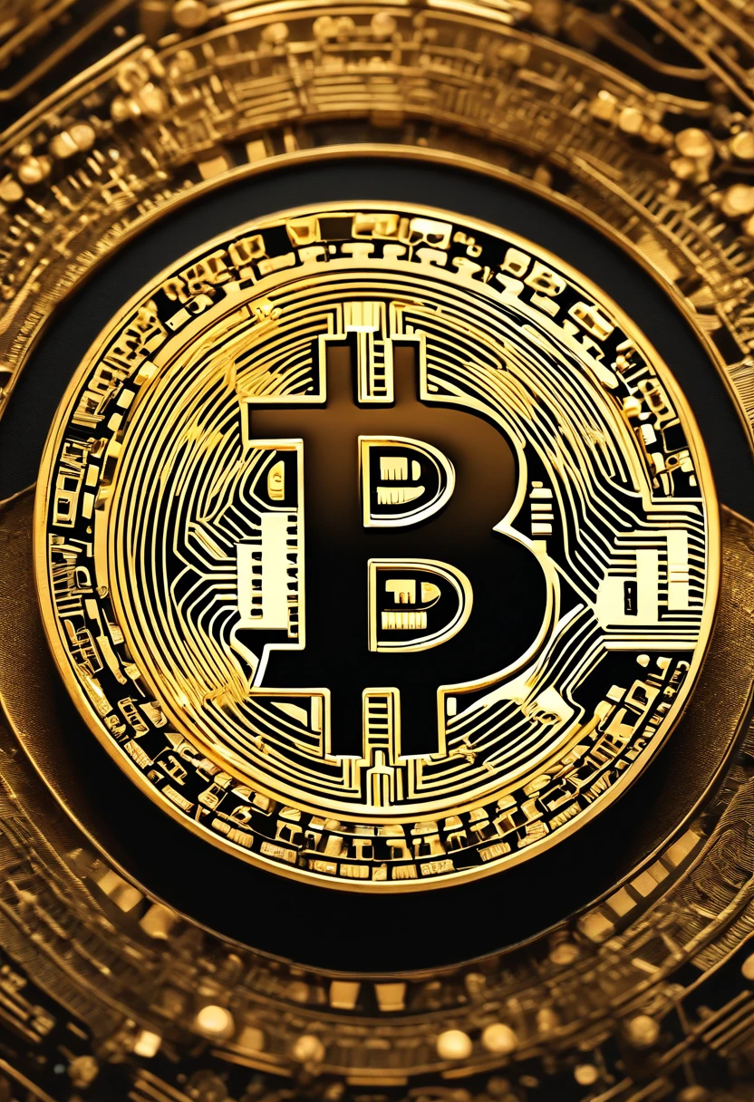 Arte Oficial, Unity 8k papel de parede, ultra detalhado, Beautiful and aesthetic holding Bitcoin, alta qualidade, Beautiful, master part, best quality, (Zemaranhar, mandala, emaranhado, emaranhar:0.6), Bitcoin no centro da imagem