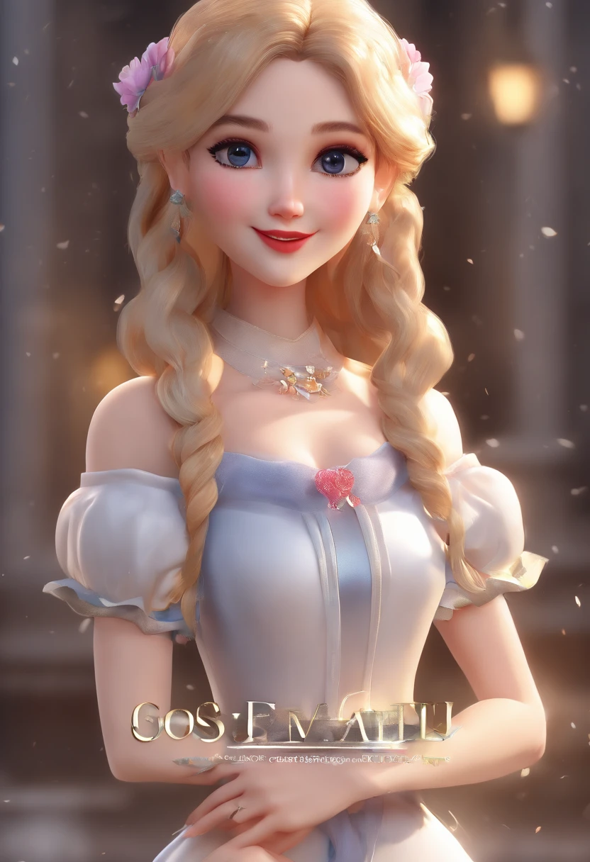 (best quality,masterpiece:1.2,photorealistic:1.37),ultra-detailed,CG rendering,8k wallpaper,Chibi,1girl,Elsa,alone,full body,smiling,looking in viewer,outdoor,
