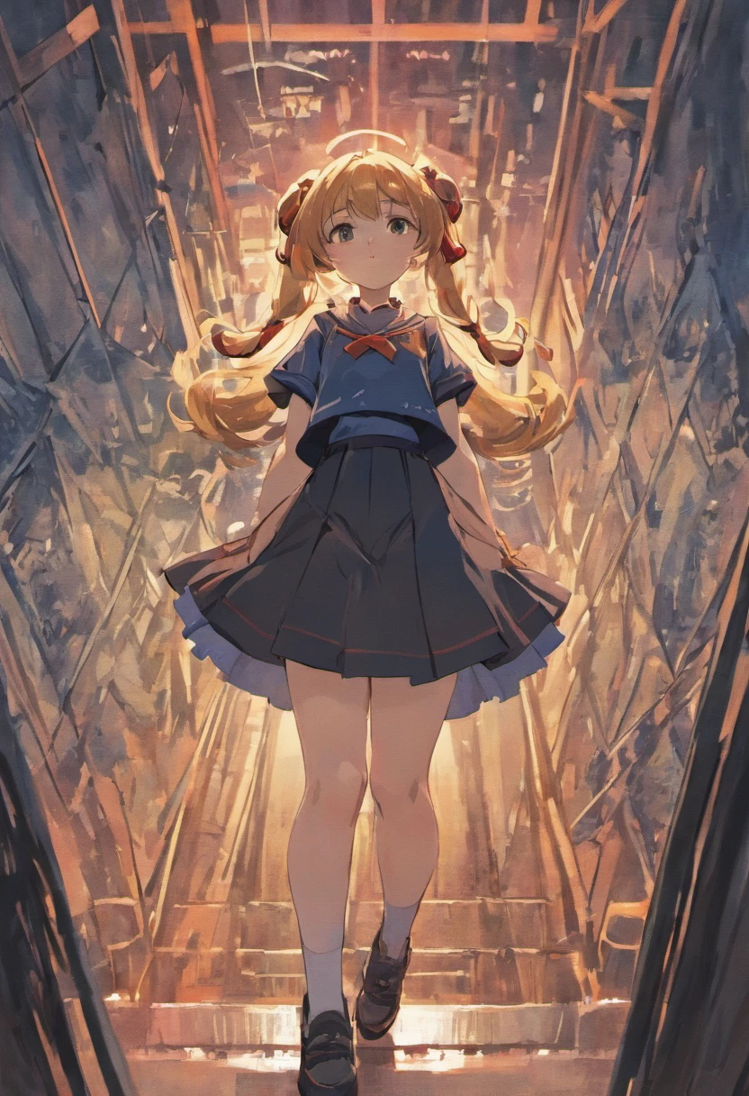 quadratic element,A beautiful -yeld giwith fair skin stood aside,On the ground was an 18-year-old young lady wearing black over-the-knee socks and no shoes, her hands tied behind her back with ropes behind her back,His feet were also bound by ropes, and he couldn't move