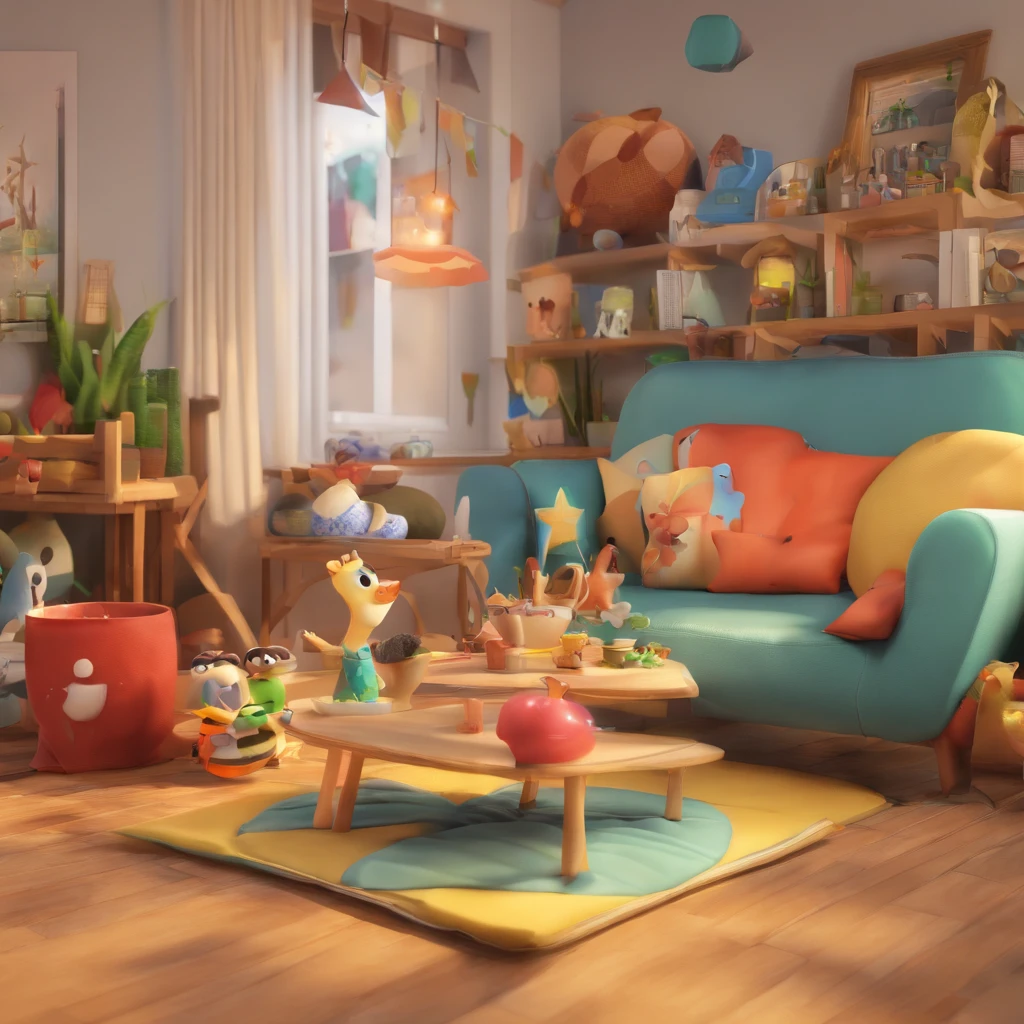 "Make a Disney Pixar-style picture, em 3d"