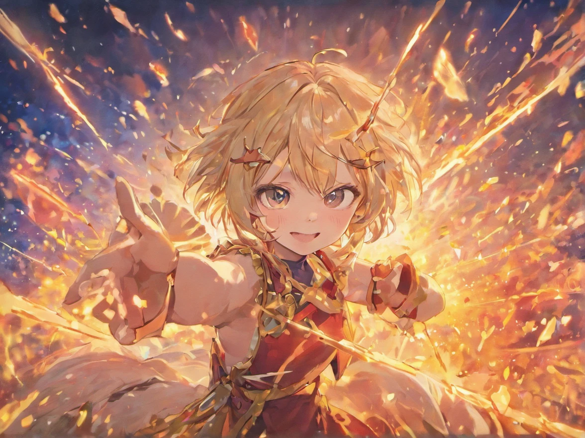 chromatic aberration, depth of field, soft lighting, masterpiece, best quality, intricate, tone mapped, highly detailed, artstation, concept art, smooth, sharp focus, dramatic lighting, highly detailed artwork, cinematic, hyper realistic painting, trending on Artstation, 8K, incredible shadows, realistic, (highly detailed background:1.0), a demon princess floating above the hordes of hell, she commands the army with her mighty trumpet, she wears a crown covered in lava, her glowing red eyes are on fire
