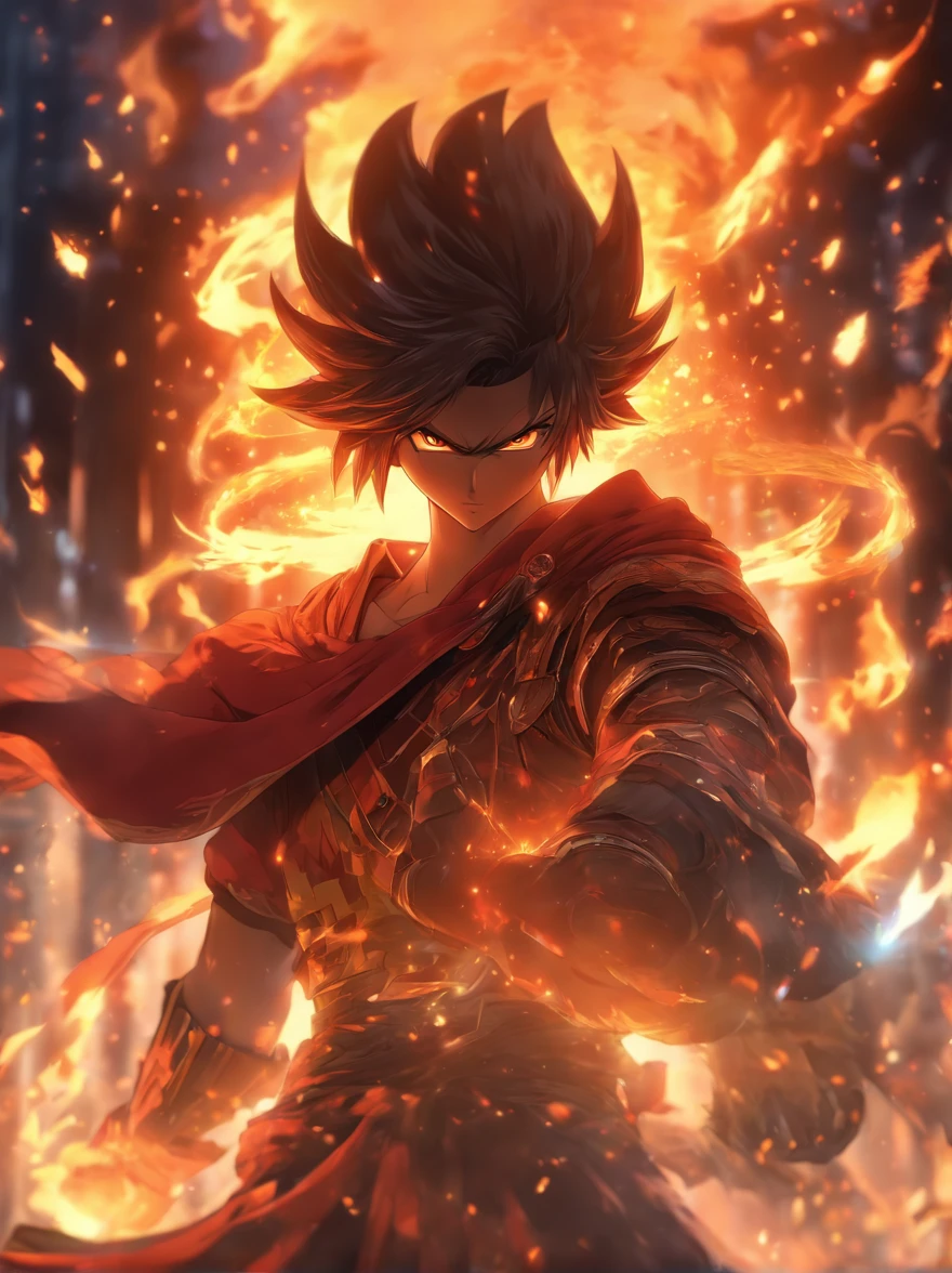 (((a man))),(best quality,8k:1.2),ultra-detailed,(realistic,photo-realistic:1.37),CG, detailed anime character artwork, epic anime art with sword and fire, awe-inspiring art,extremely detailed,highly detailed, fantasy art,intricate details, dynamic poses, boy with long white hair,a character who wields a sword and fire in their hand, half summoner half Megumin, epic anime-style artwork, fire mage, breathtaking anime artwork style, sacred fire spells, Zen art, intricate anime character art, inspired by Genshin Impact's Venti, intense showdown between the character and a powerful adversary, vibrant colors, mesmerizing lighting effects, dynamic poses, explosive action scenes, mystical aura, intense magical spells, masterful portrayal of fire and its mesmerizing effects. beautiful and handsome boy,sparkling eyes filled with stars,pure and innocent,evil look,young and beautiful,undead slayer,splattering,in the light and shadow,glowing,beautiful boy with cyberpunk attire,by the lake,mecha boy with mechanical body)