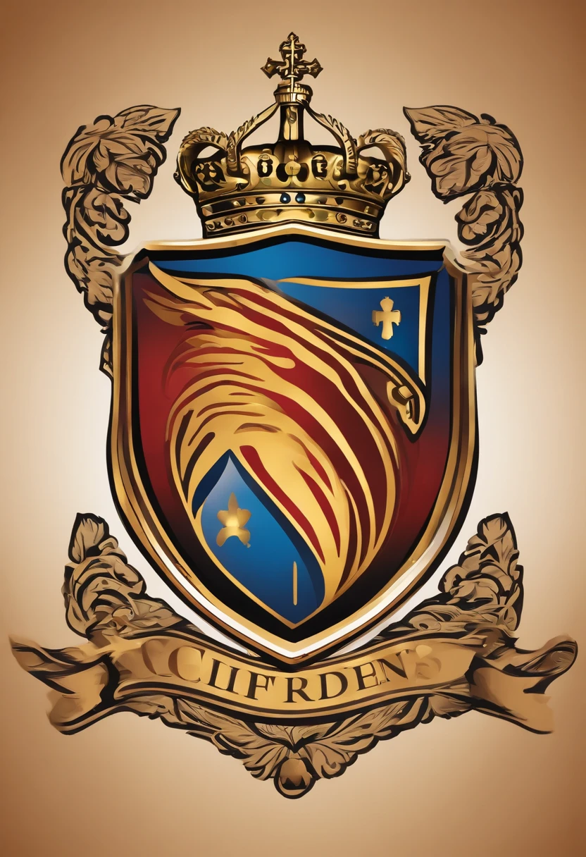 Design a logo. El logo debe incluir un escudo central, that symbolizes safety and security. Alrededor del escudo, It incorporates the silhouette of children holding hands in a gesture of unity and support. Make sure the children are arranged so that they surround the shield harmoniously. Use warm and friendly colors to convey a sense of confidence and well-being.
