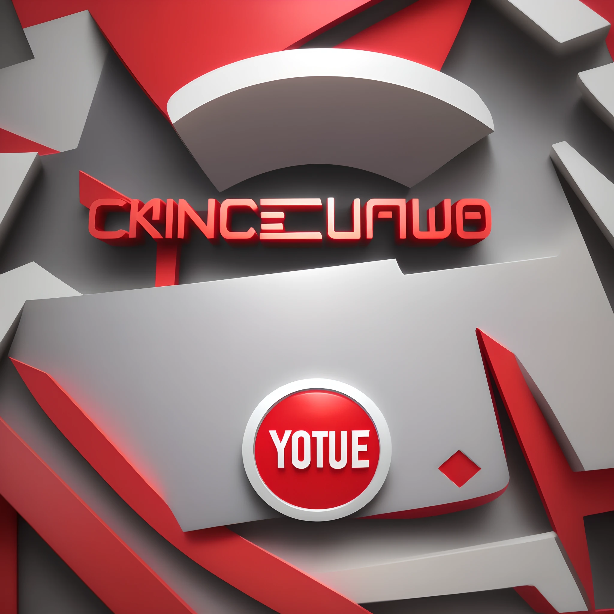 Create a YouTube logo with KÇTecnoly lettering