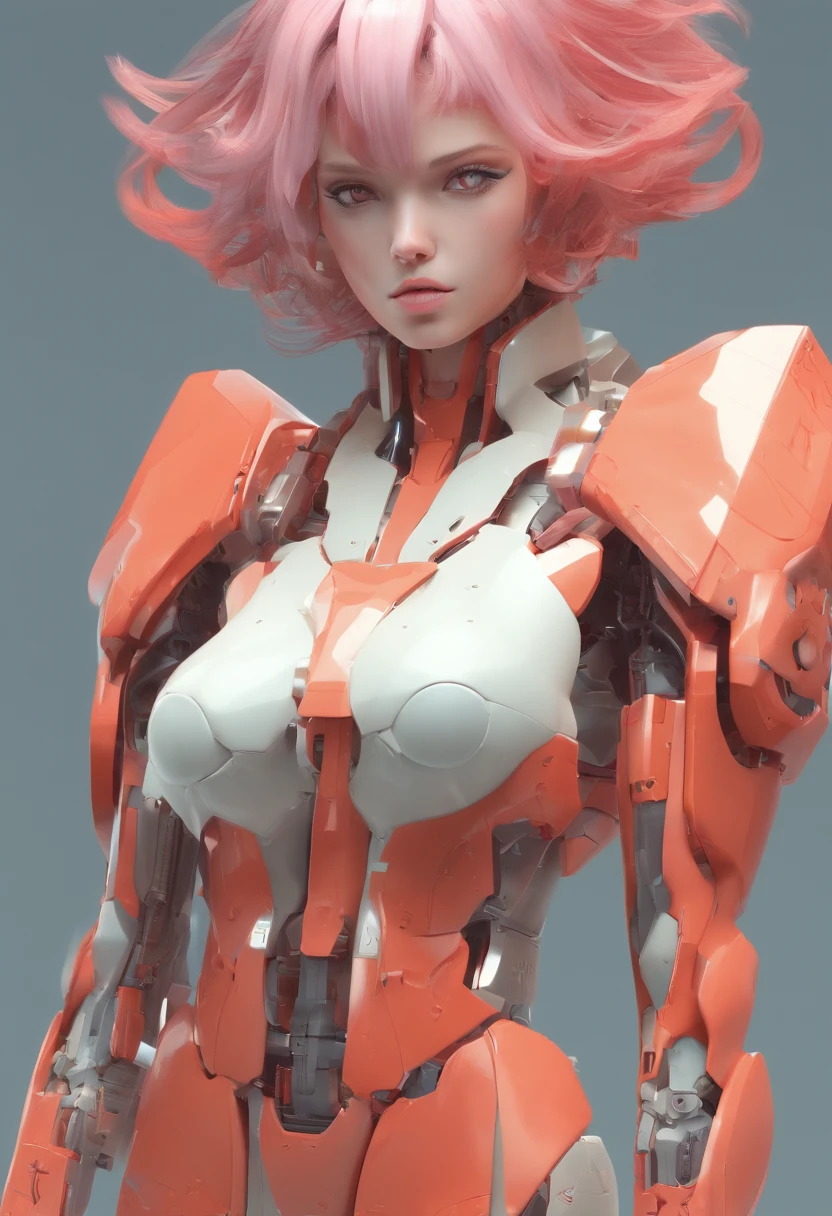 Intricate 3d rendering of highly detailed beautiful female cyborg, beautiful girl face, red hair, human torso, mechanical limbs, 150 mm, beautiful studio soft light, rim light, vibrant details, luxurious cyberpunk, lace, surreal, anatomy, facial muscles, cables wires, microchip, elegant, beautiful background, octane rendering, HR Giger style, 8k, best quality, masterpiece, illustration, very delicate and beautiful, very detailed, CG, unity, wallpaper , (fidelity, fidelity: 1.37), amazing, fine detail, masterpiece, best quality, official art, very detailed cg unity 8k wallpaper, absurd, unbelievably absurd, robot, full body