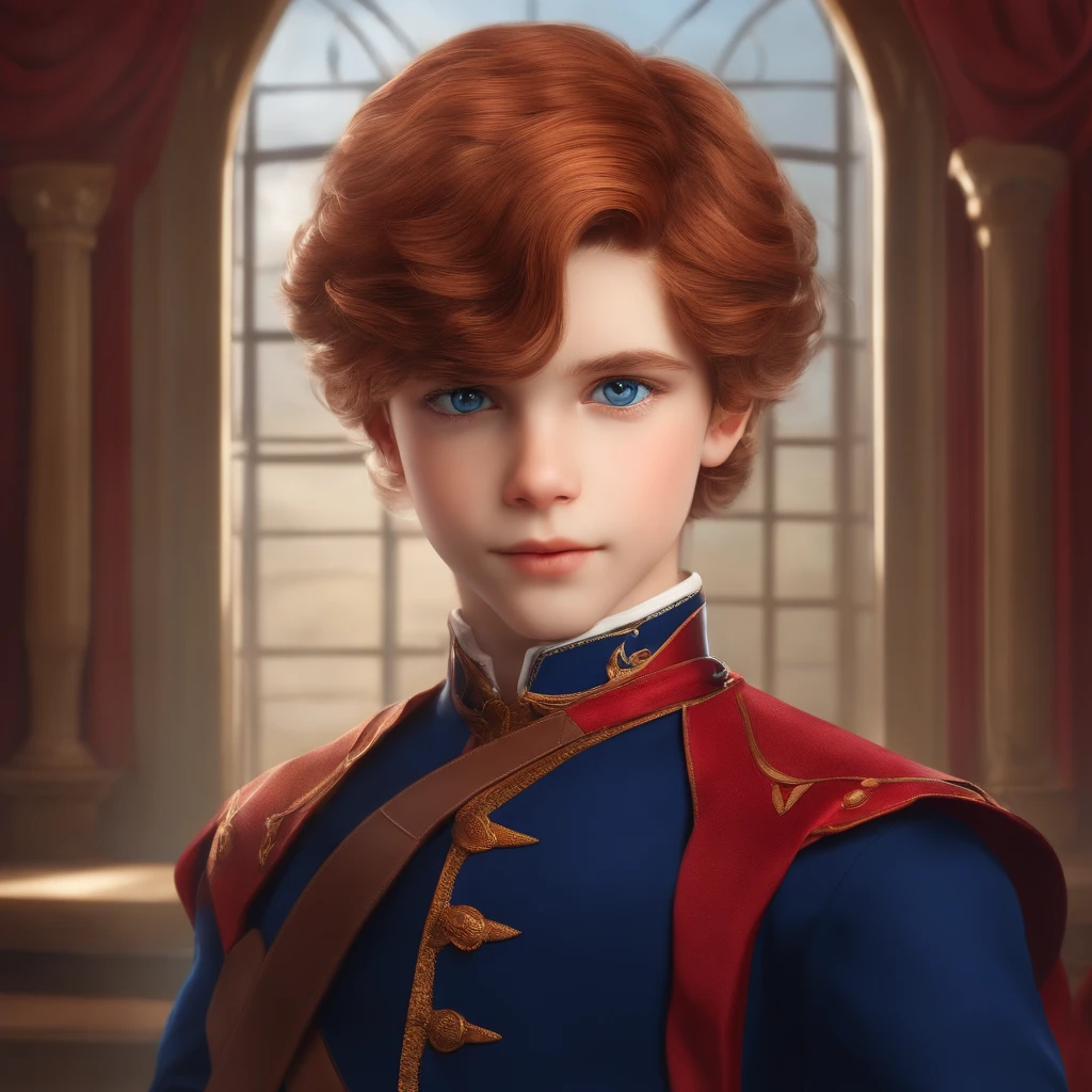 Reinhard, 1st grade, Handsome, vermelho_Hair, azul_olho, choro,