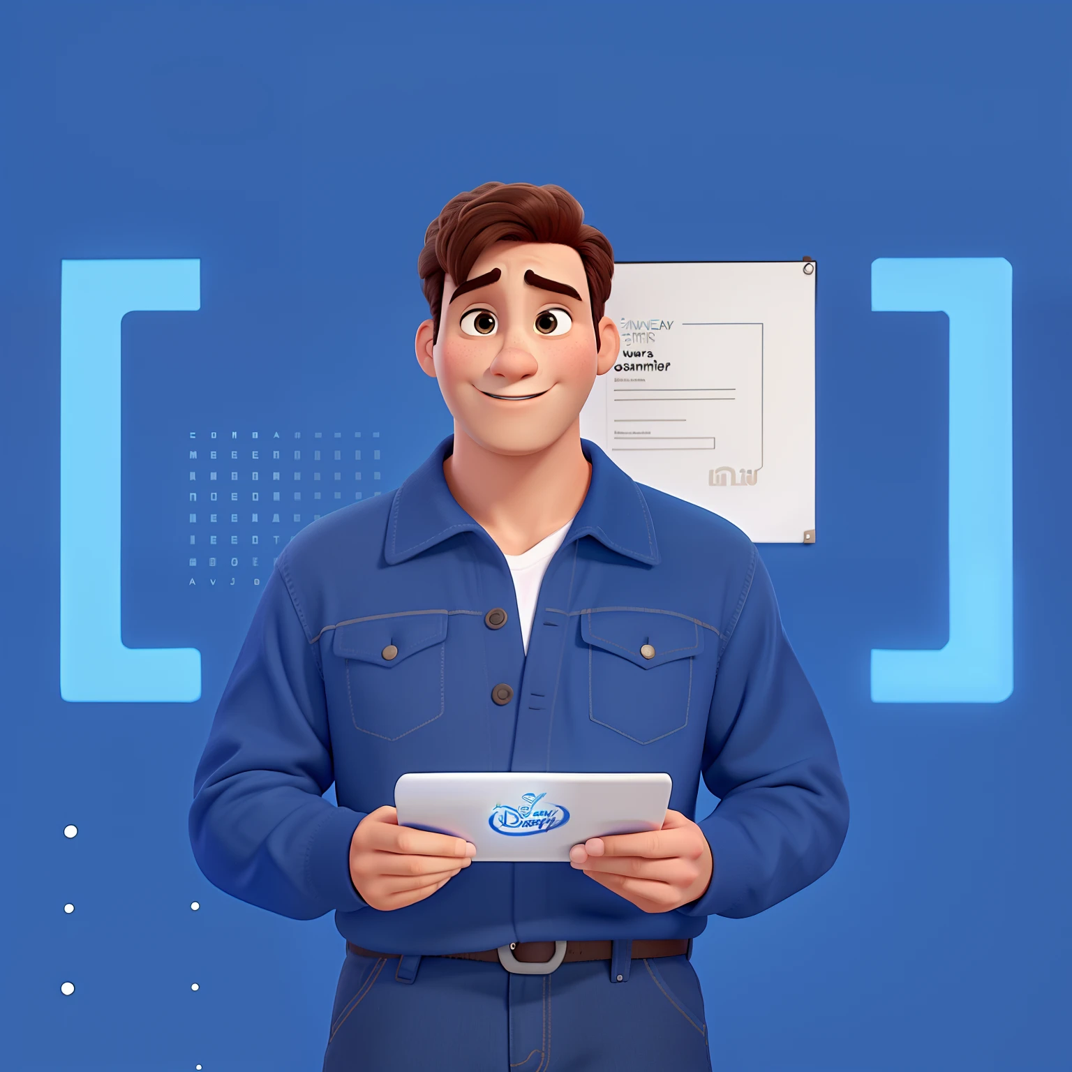 Poster no estilo Disney pixar, alta qualidade, melhor qualidade