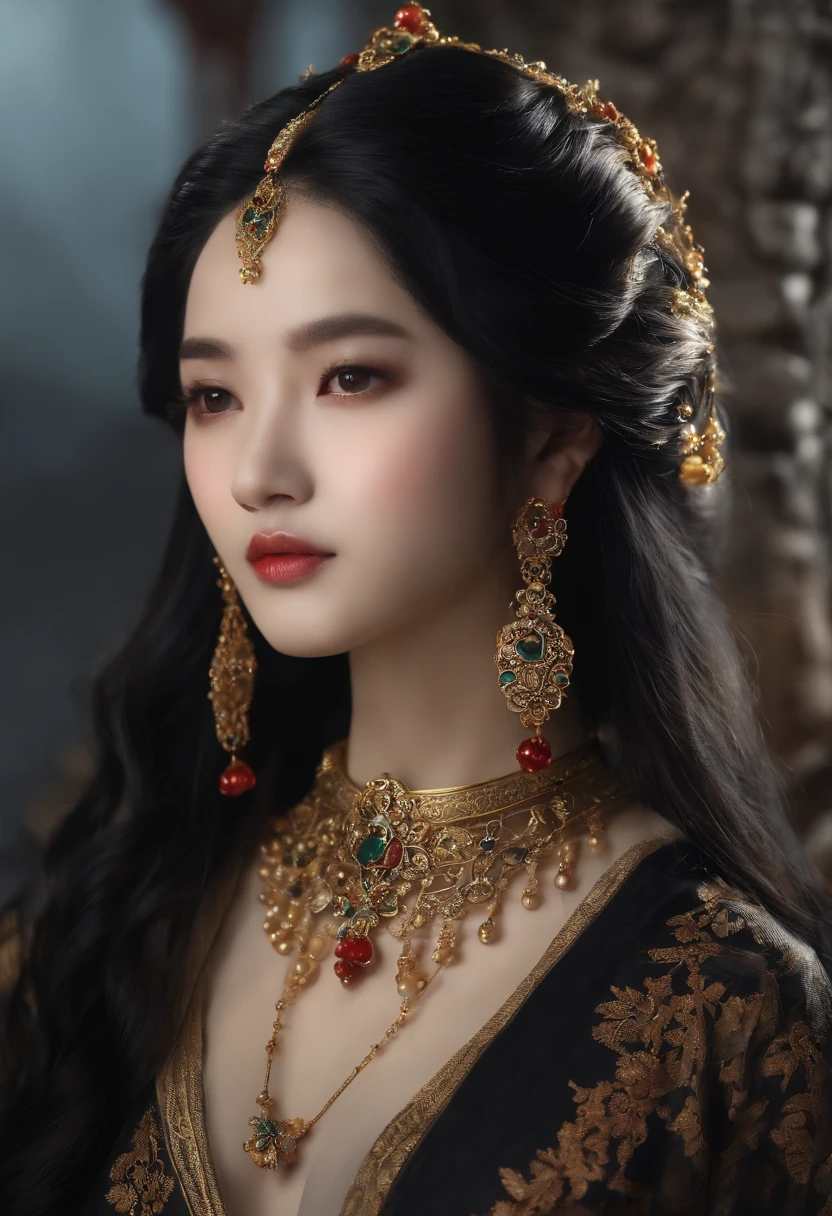 black hair, 1girl, beautiful face, beautiful eyes,long_hair, solo, jewelry, ancient art, chinese, BREAK, wosile,wosile,wosile,wosile,wosile,wosile,wosile,wosile,wosile,wosile,wosile,wosile,wosile,wosile,wosile, wosile,wosile,wosile,wosil 、(unwilling face), (disgusted face)