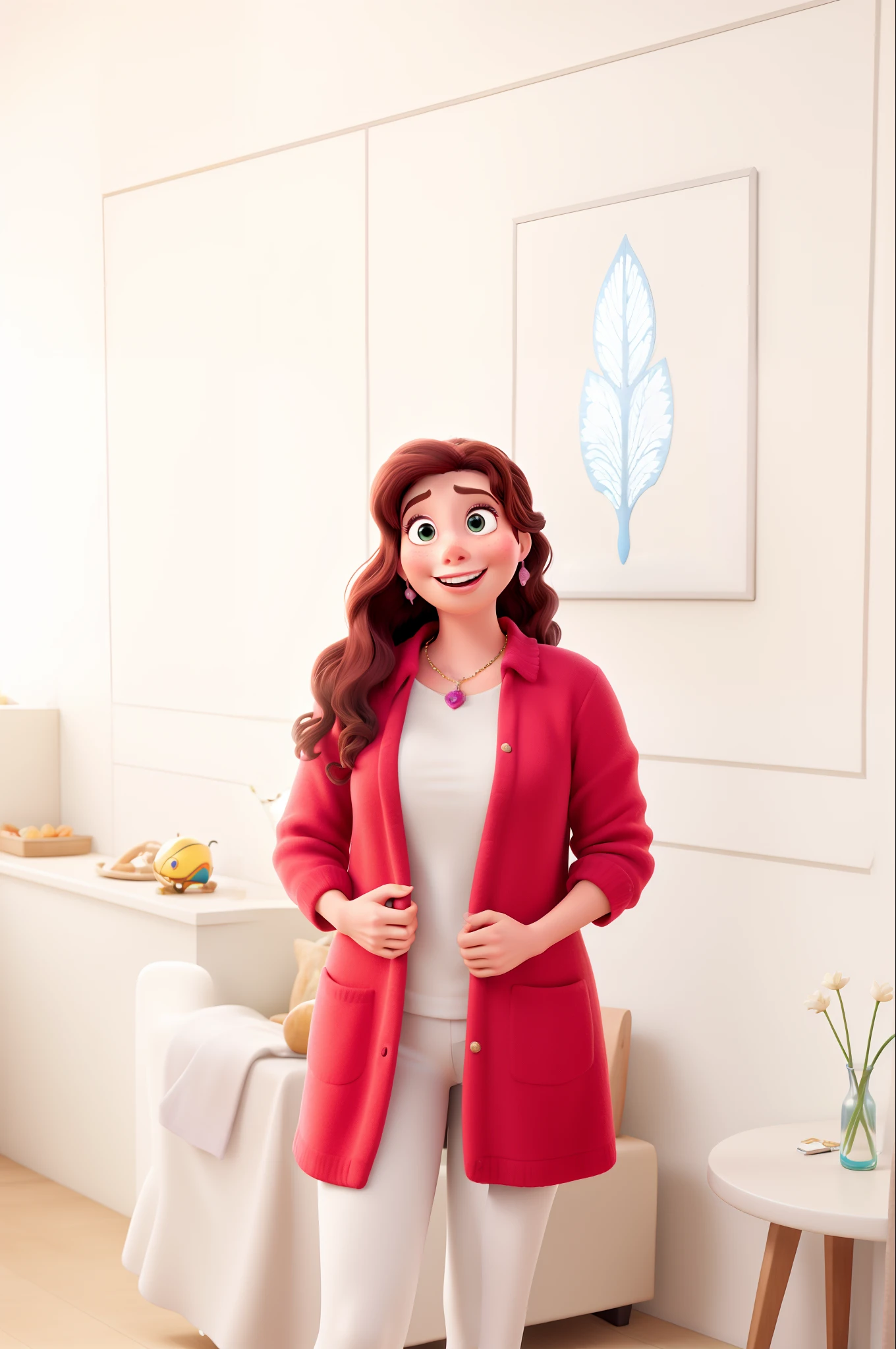 Crie uma imagem Disney Pixar inspirado nas princesas