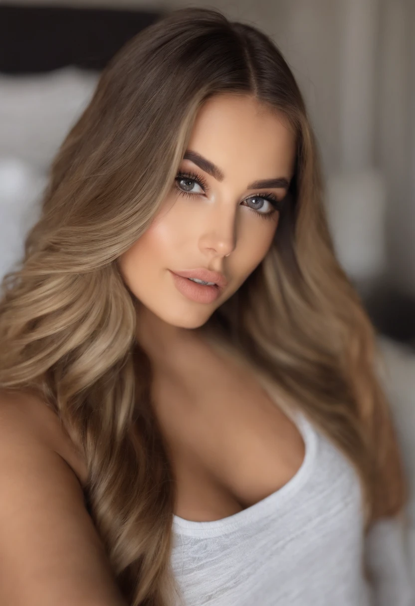 Arafed Mujer totalmente , Chica sexy con ojos azules, ultra realista, meticulosamente detallado, Retrato Sophie Mudd, cabello rubio, selfie de una mujer joven, Ojos del dormitorio, Violeta Myers, sin maquillaje, Maquillaje natural, staring directly into camera, cara con artgram, maquillaje sutil, Impresionante foto de cuerpo completo arrodillado en la cama, En el dormitorio, Large bust, Mostrando, sin sujetador, Sin fondos,Impresionante foto de cuerpo completo en un dormitorio, Pecho mediano a grande, pecho expuesto, Fondos expuestos, Usar ropa de gimnasia deportiva sexy, Mostrando, Shaved lower region,, completamente. , Cuerpo desnudo, Atomically perfect chest, pecho grande