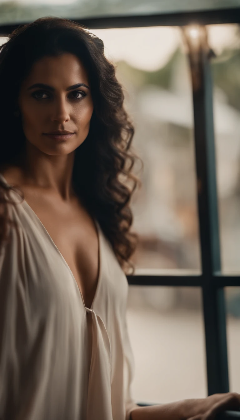 Vereadora, morena , cabelos longos pretos, linda, na tribuna, 30 anos,