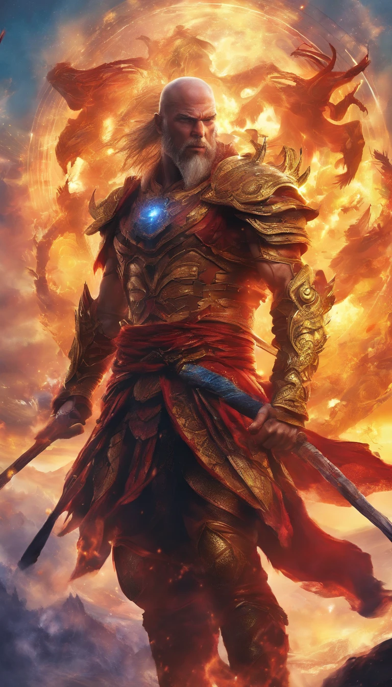 A powerful scene unfolds as Homelander descends from the sky, poised to strike Kratos with immense force.
(best quality,4k,8k,highres,masterpiece:1.2),ultra-detailed,(realistic,photorealistic,photo-realistic:1.37),HDR,UHD,studio lighting,ultra-fine painting,sharp focus,physically-based rendering,extreme detail description,professional,vivid colors,bokeh,action-packed,explosive,suspenseful,majestic,mighty,god-like,kaleidoscope of emotions,dynamic composition,high-impact contrast,foreboding atmosphere,intense,stunning,fierce,awe-inspiring,unyielding,devastating,forceful,struggle of titans,clash of powers,epic confrontation,dramatic revelation,monumental,widescreen,mythical battle,unleashing tremendous power,unstoppable forces colliding.
Notes:
- The topic is described in English,Above Kratos in the strike theme appeared Homelander。
- prompt complies with the above requirements,Place the image content、Material、Additional details、image quality、art-style、Color tones、Lighting and other parts are taken into account。
- A comma is used to separate different tags,No sentences or explanatory text appear。
- A total of 40 tags,There are some commonly used keywords in it,Such as high image quality、Detailed description、strong contrasts, etc,There are also some specific descriptive words,Such as mysterious、strength、conflict、Instantaneous, etc,to show the atmosphere and momentum of the picture。
- The tags in the prompt are sorted from highest to lowest importance,to highlight key elements。
Hopefully, this example will help you understand how to generate prompts。If you have further questions,You can continue to ask me questions。