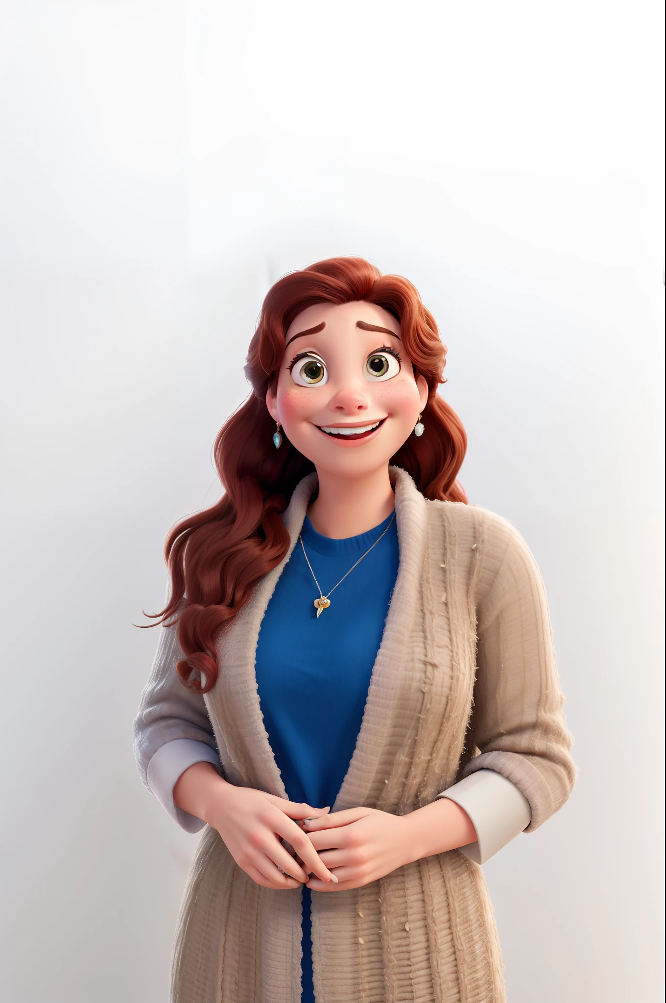 crie uma imagem da Disney Pixar inspirado nas princesas