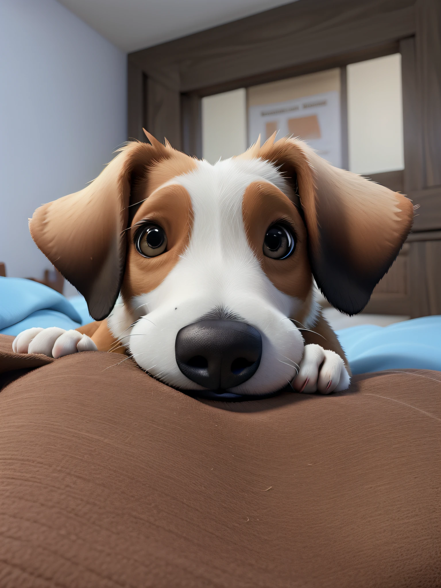Cachorro estilo Disney pixar, alta qualidade melhor qualidade