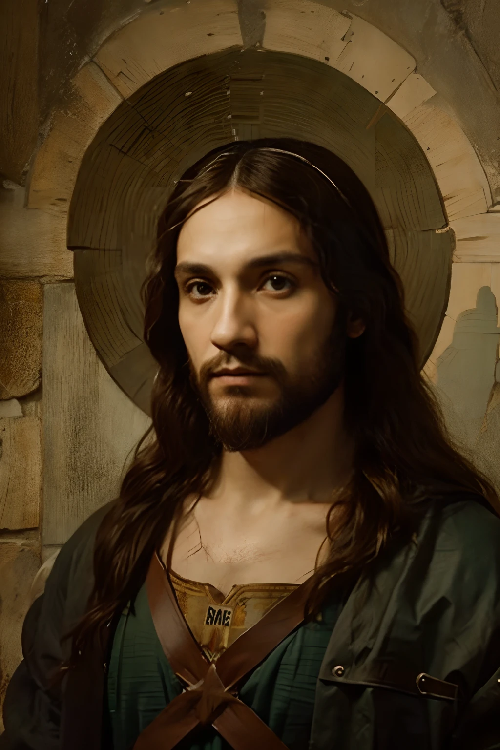 jesus cristo e sua ultima ceia com seus apostolos, baseado a obra de leonardo da vinci,