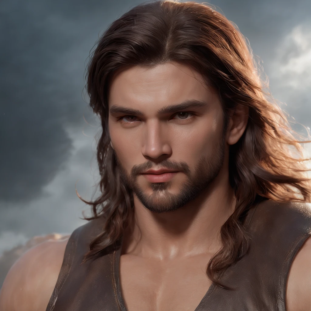 (Professional 3D rendering:1.3) de (Realistic:1.3) Foto de arte mais bonita do mundo,Features soft, bright male heroes, ((Epic hero muscular fantasy rough man angry wet hero looking long hair short beard and fierce expression in dynamic pose, fantastic location, majestoso ambiente desordenado)), Full-body 8k unified rendering, action shot, poros da pele, very dark lighting, sombreamento pesado, circunstanciado, Rosto detalhado, (vibrante, fotogrdeia realista, Realistic, Dramatic, Escuro, foco nítido, 8k), (Old leather clothes damaged by bad weather:1.4), ((((Use peles)))), (intrincado:1.4), decadente, (altamente detalhado:1.4), pintura digital, rendering by octane, art stations, Conceito-Arte, liso, foco nítido, illustration, germe da arte, (Loish:0.23), Wlop Ilya Kuvshinov, e Greg Rutkowski e Alphonse Mucha Gracias, (global ilumination, studiolight, Light Volumetric), chuva forte, floating particles, patife, fantasia, Onze, corpo inteiroesbian, ((Fundo escuro e antigo da cidade:1.3)),CGSesociedade,art stations