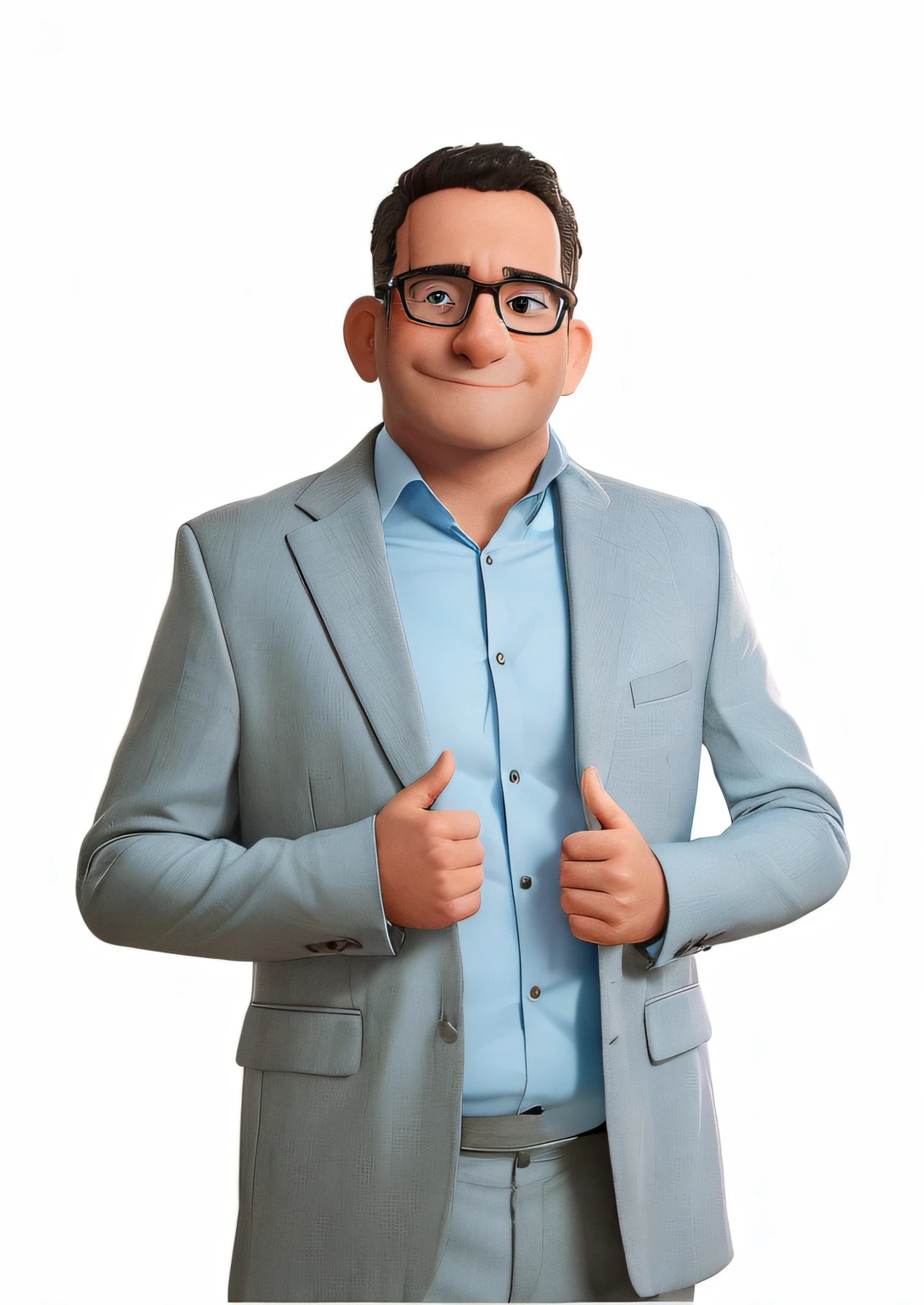 A businessman with glasses, alta qualidade, melhor qualidade