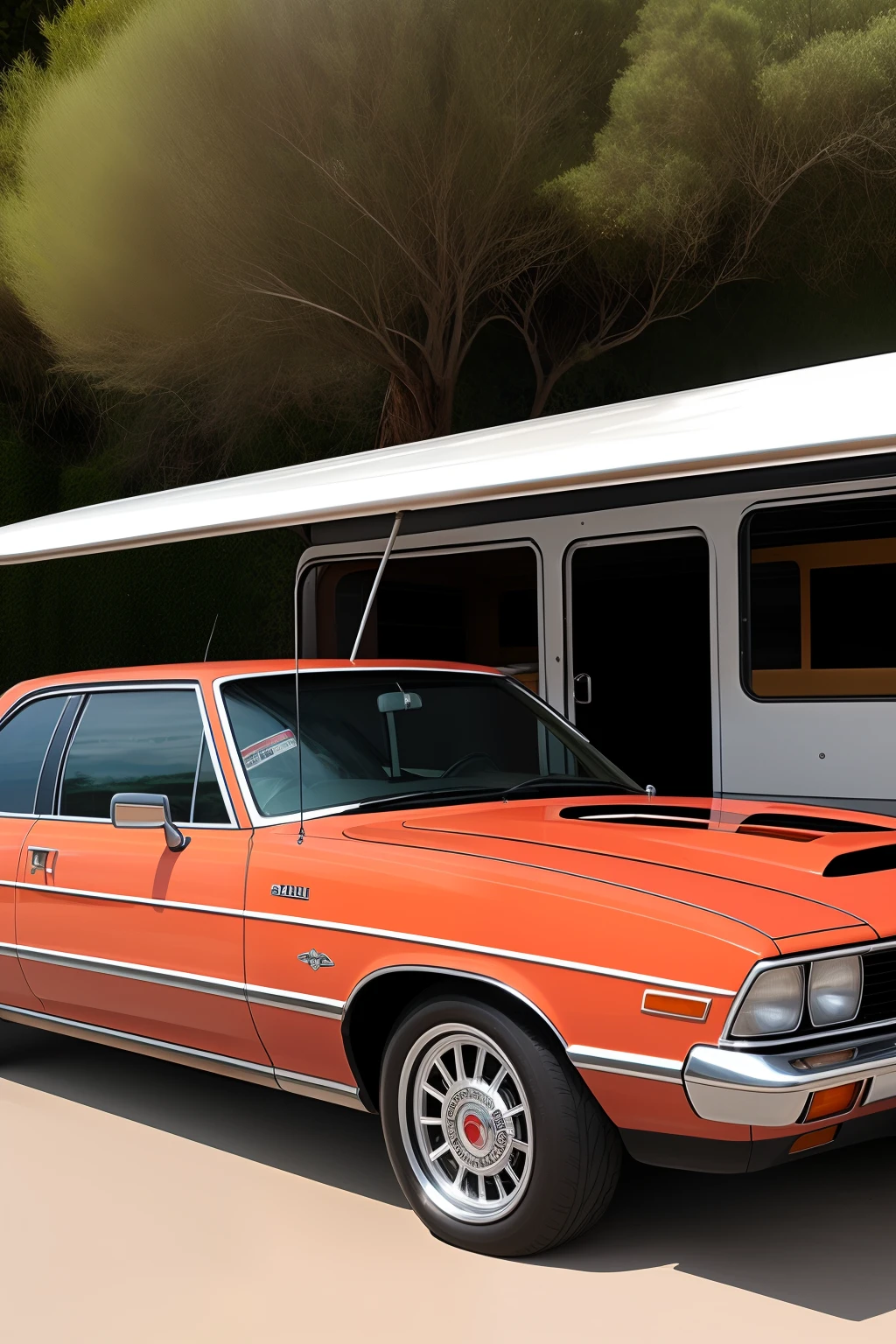 Carro rebaixado estilo oldschool