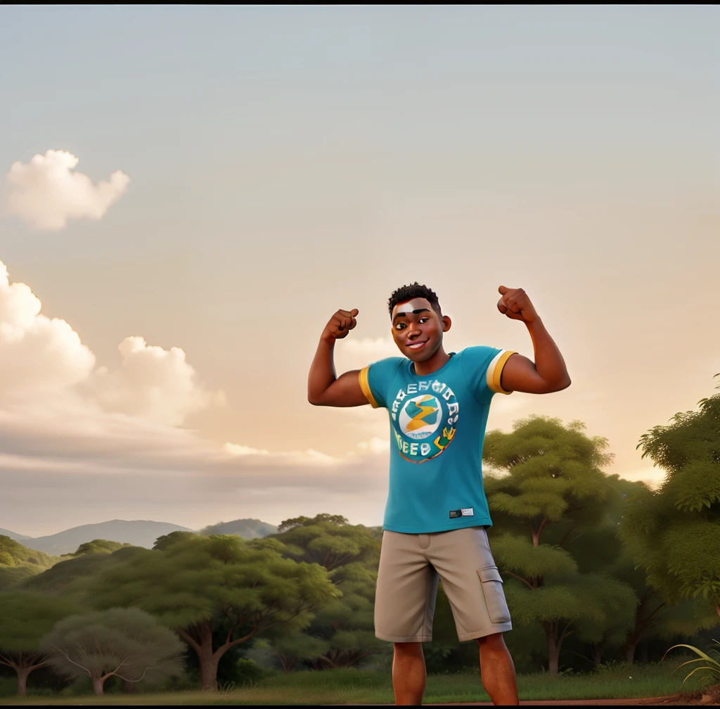 I'm standing, manter o tom de pele e formato da foto