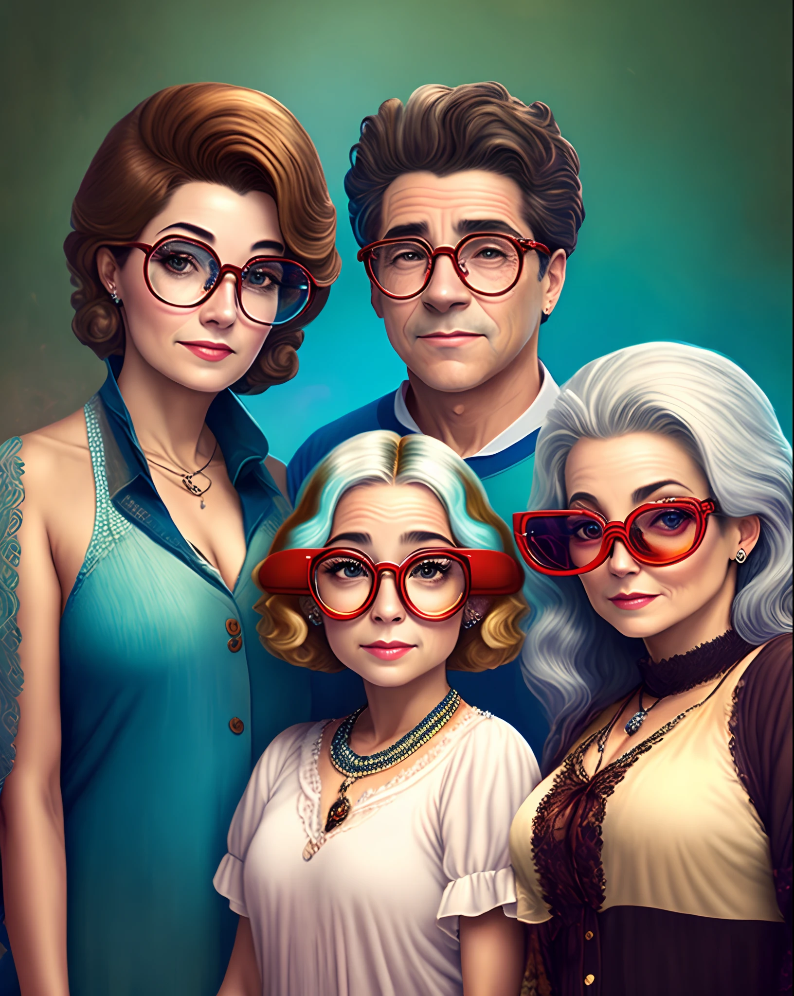 CASAL ESTILO DISNEY, ELE MORENO 47 ANOS, COM OCULOS ELA 38 ANOS BAIXA CABELOS PRETOS LISOS