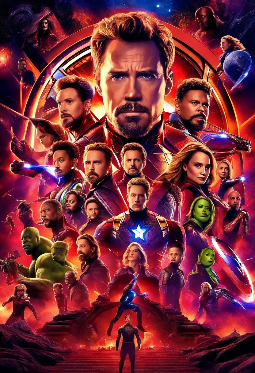 9 year old man at school with Avengers infinity war pixel version