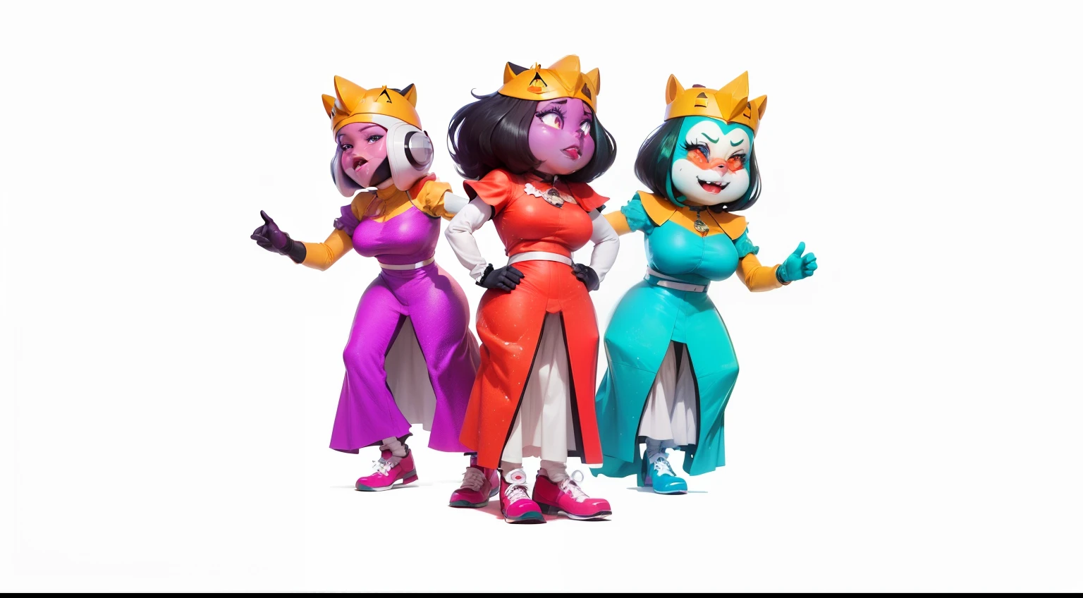 (Redo this image)+(identical to this, but with more variations in the style of the cartoon