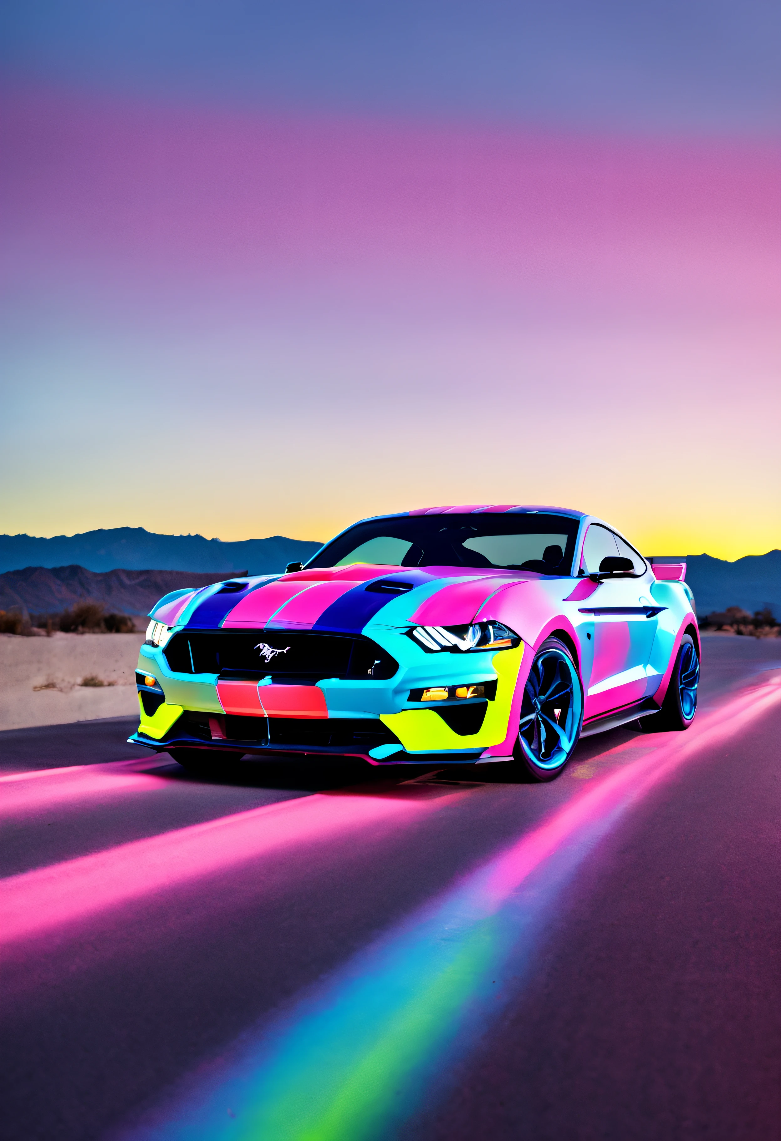 neon style, 2021 Ford Mustang Mach 1