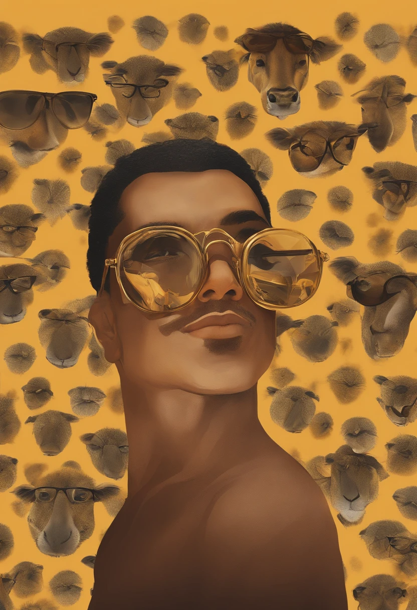 bonito pequeno historiador masculino 38 anos de idade, huge head, cebelos curto, wearing thin-framed glasses of round gold, olhos altamente detalhados , whole body view, figuras de brinqued