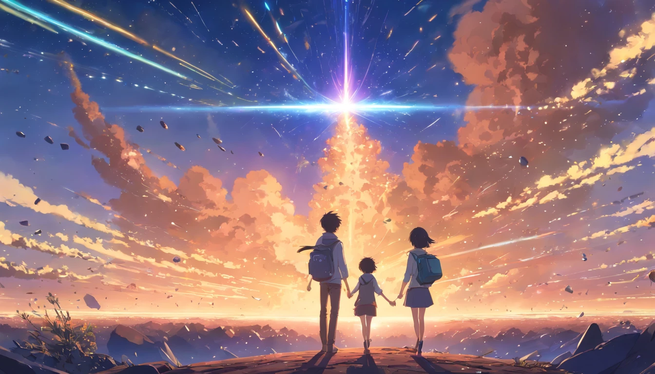 Meteorites fell to Earth