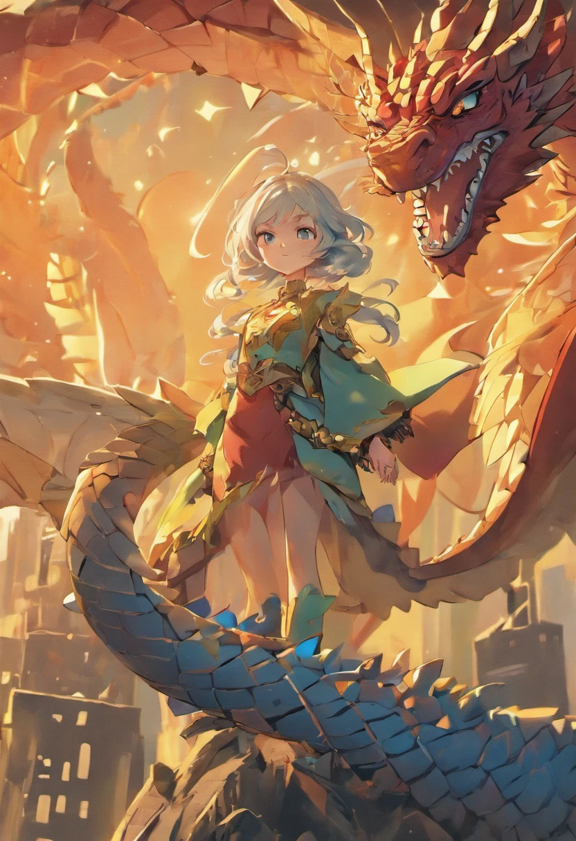 retrato da mulher, on top of a Dragon ::style cartoon, (((Front view))), Estilo Disney Pixar, Filme 3D, altamente detalhado, vivid colors (((corpo inteiro))) ::n_style realista, anime
