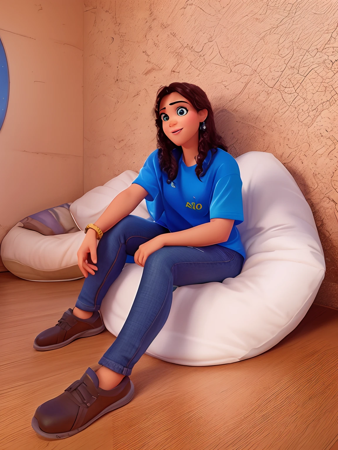 Poster no estilo disney pixar mulher estilo disney pixar alta qualidade melhor qualidade