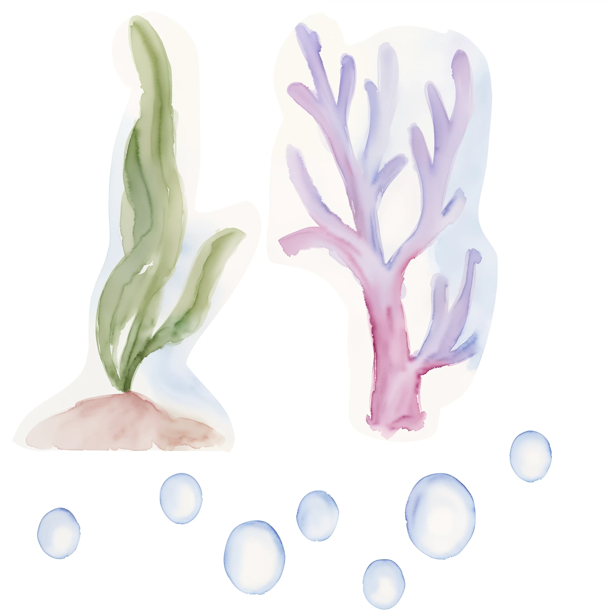 watercolor pattern of beautiful flowers, Rosette, Plantas de videira, , Cores calmas em #3b4195 fundo colorido. Textura do papel aquarela.