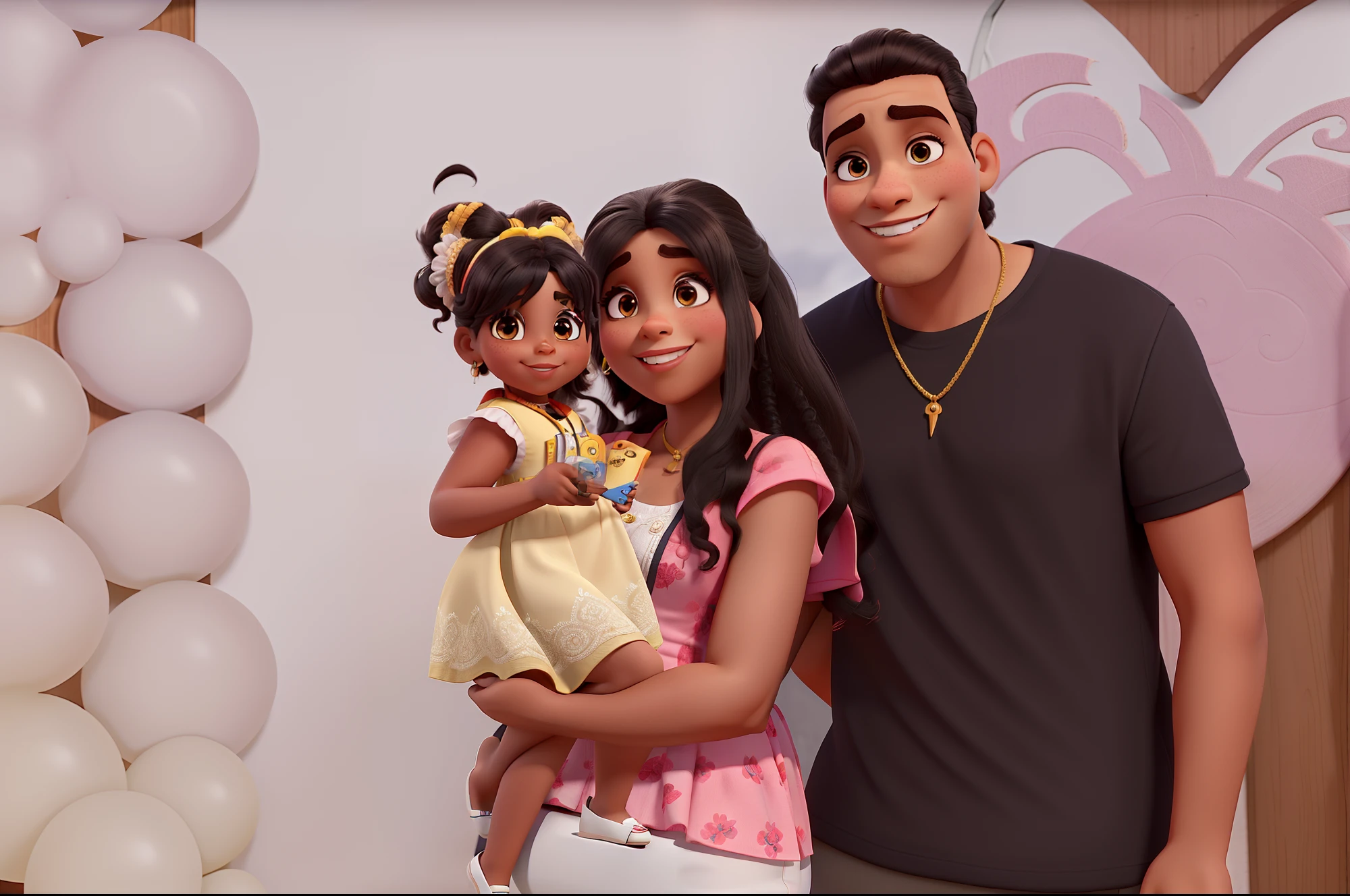 ,mulher preta e homen estilo Disney, alta qualidade, melhor qualidade