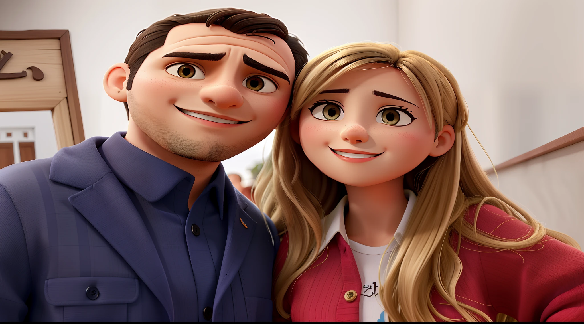 casal feliz pronto para ir a igreja