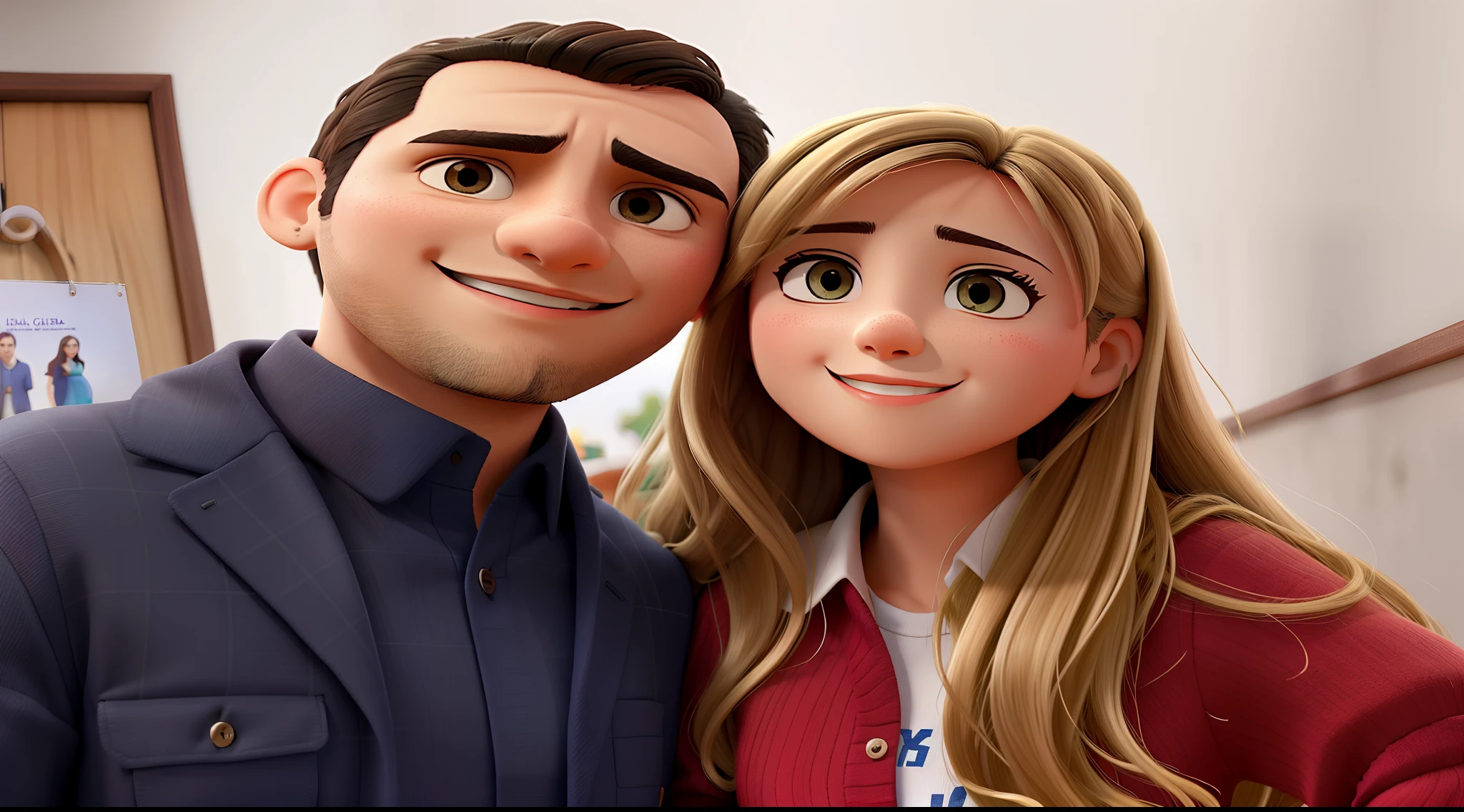 casal feliz pronto para ir a igreja