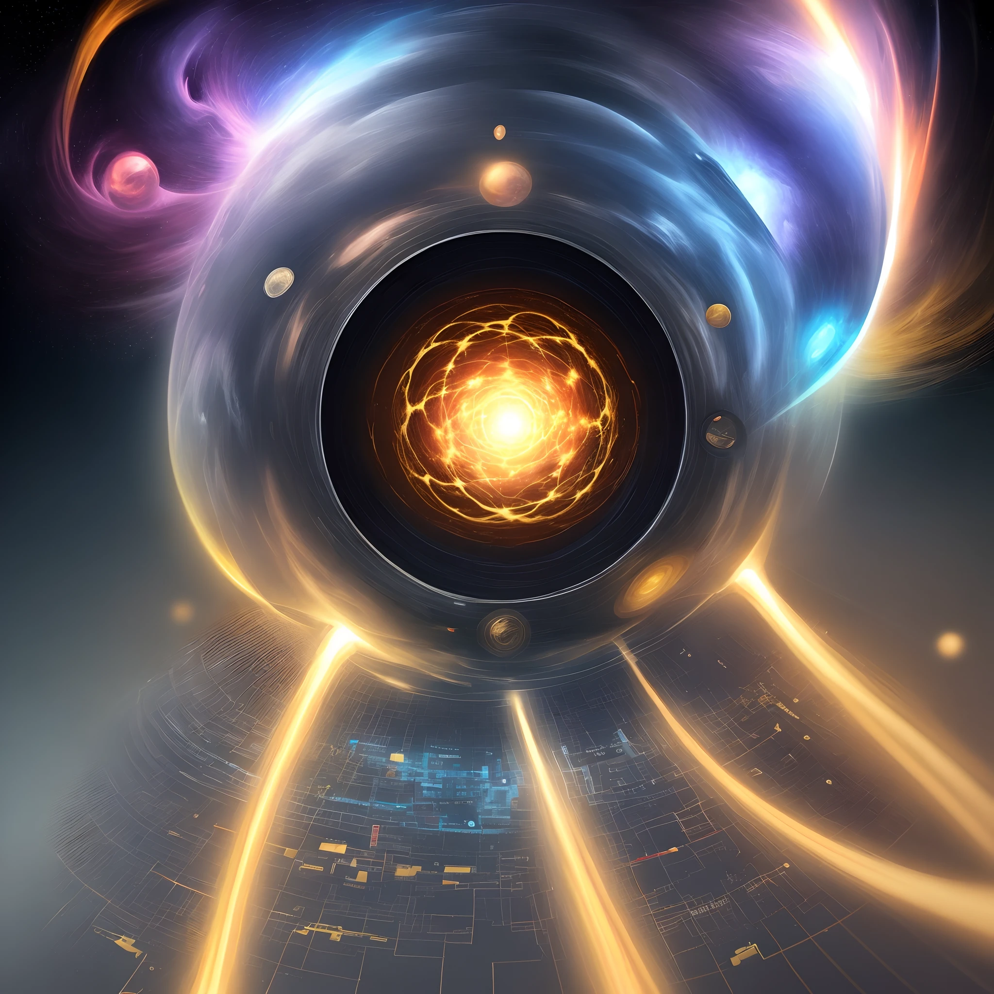 Draw the level 4 multiverse of max tegmark theory
