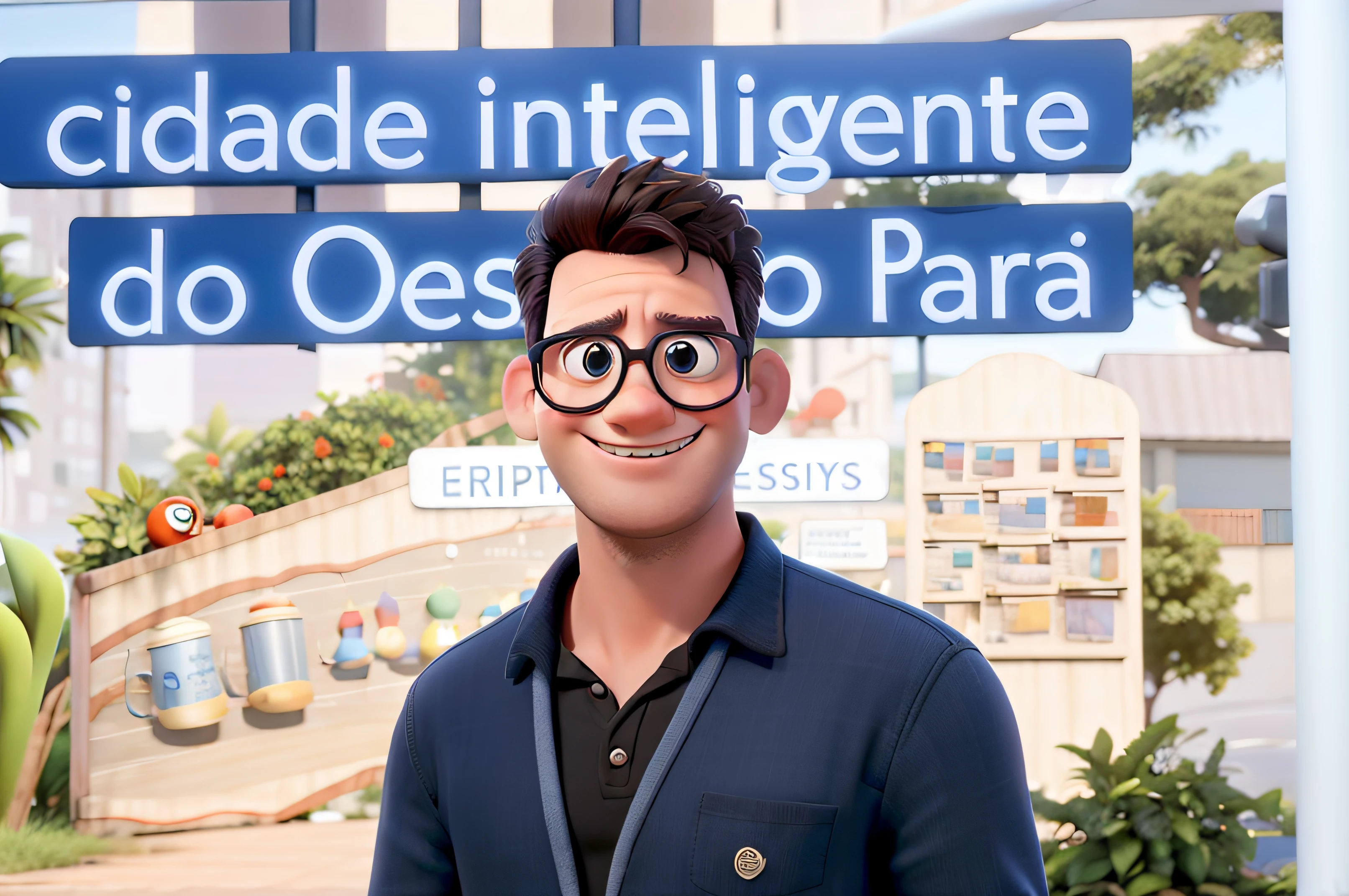estilo pixar com alta qualidade