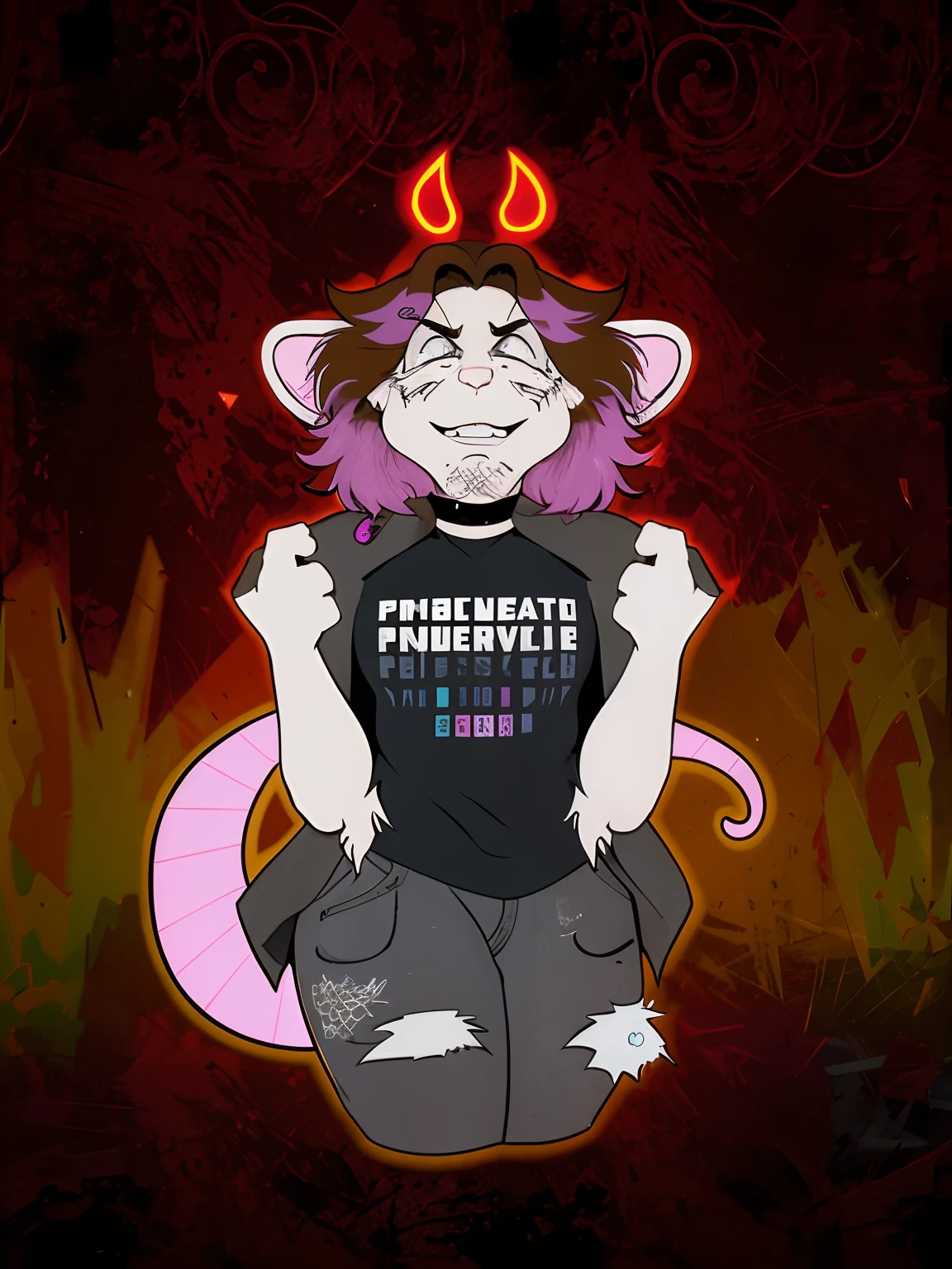 thin male solo cartoon lion by zackary911 hair over eyes Wearing maroon wearing fashionable clothes