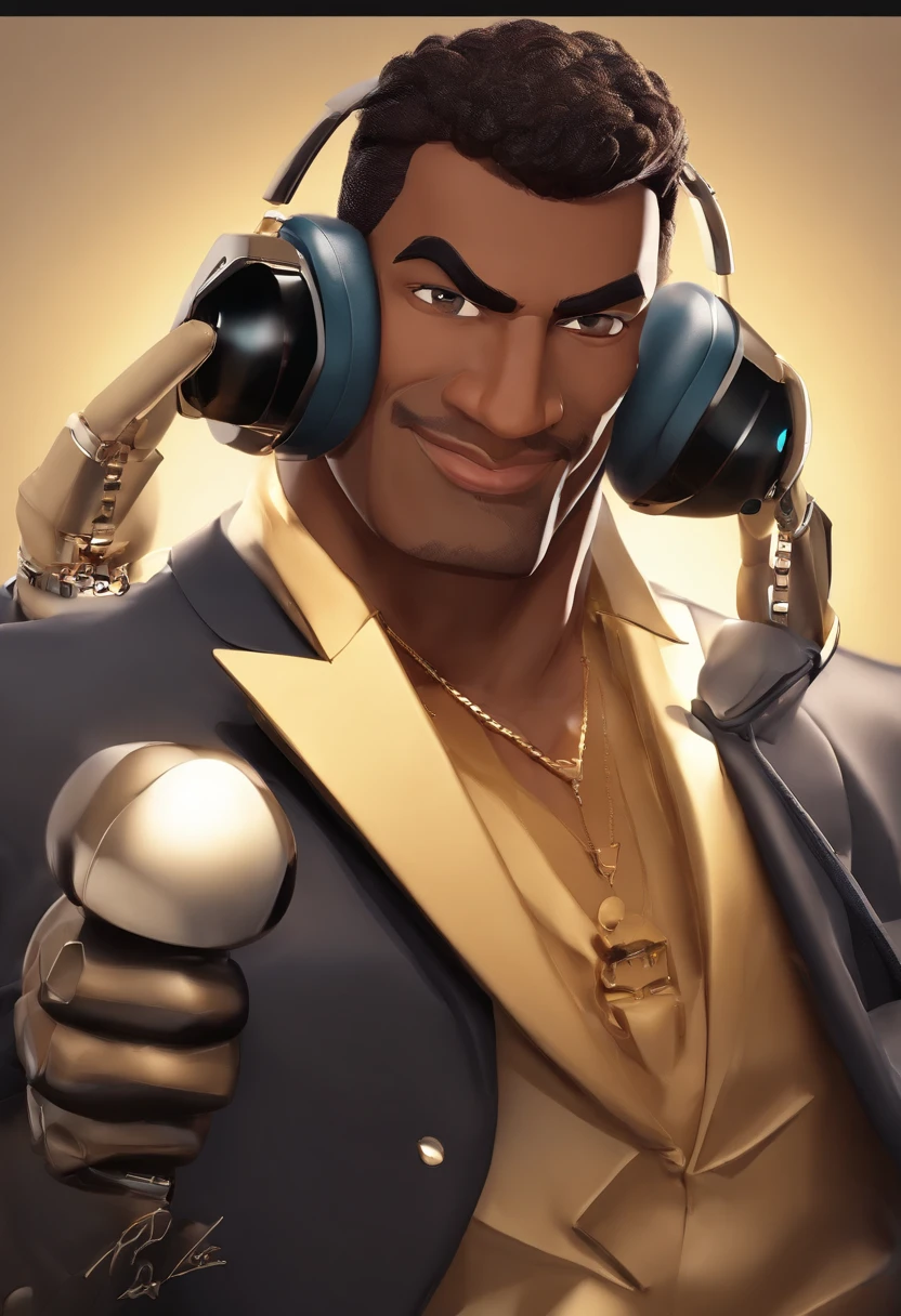 Personagem de desenho animado de um homem sentado em uma mesa com um mouse de computador, wearing a watch, wears a watch, Mohamed Chahin, usando faixa presidencial, inspirado em Fathi Hassan, com rosto preciso, Estilo Mohamed Chahin, holding gold watch, inspirado em Ahmed Yacoubi, usando um parker, inspirado em Bikash Bhattacharjee, Alexum personagem animado, Caractere estilizado, animation style rendering, 3D estilizado, Arnold Maya render, 3 d render stylized, toon render keyshot, Personagem 3D, Personagem 3D, 3d rendering stylized, 3 d character render, personagem de desenho animado, Personagem de close up, Pose de personagem, (Estilo Pixar) (master part:1.2) (Bokeh) (best quality) (pele detalhada) (textura detalhada) (8k) (argila) (Cinematic lighting) (foco nítido,Senta e vaza a parte superior do corpo