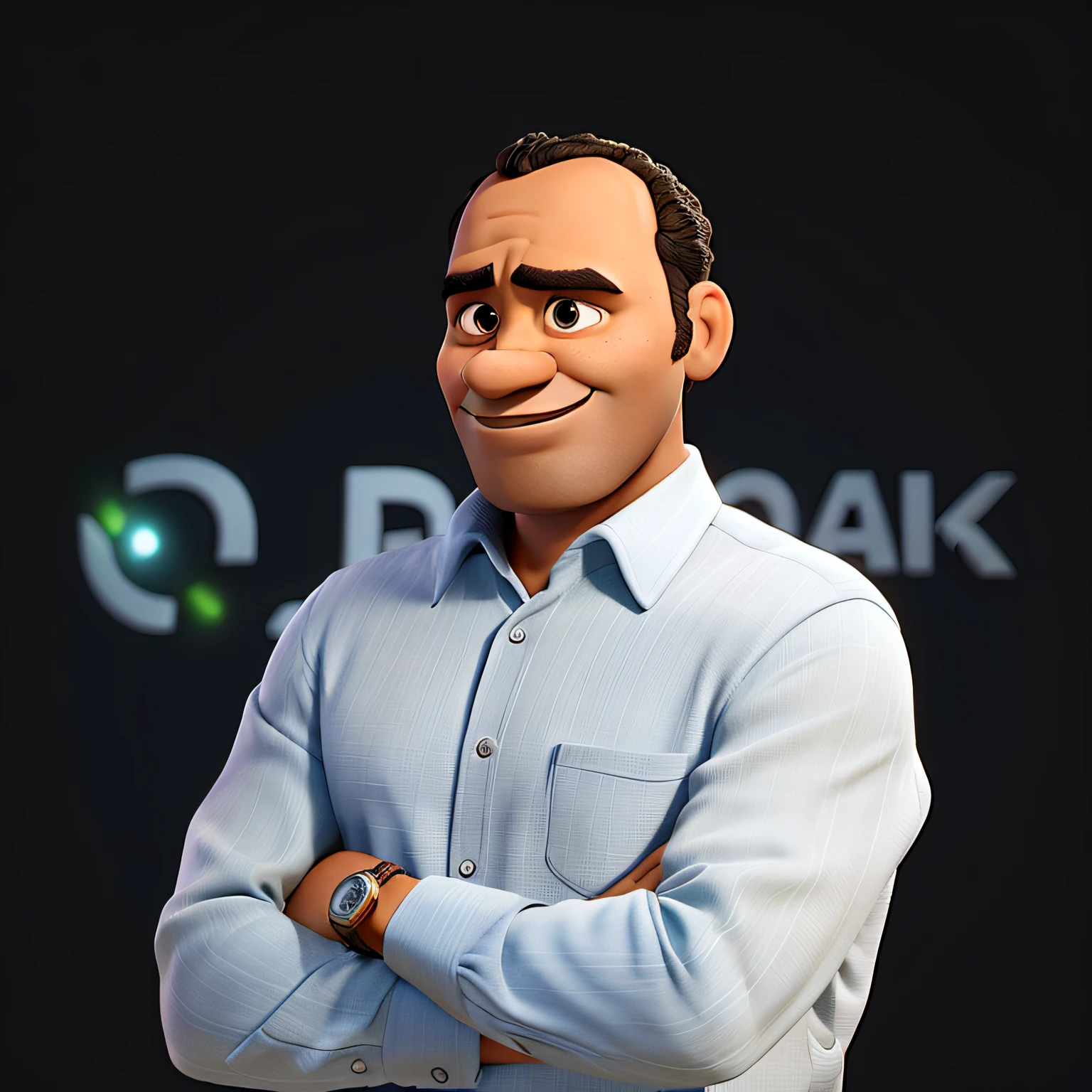 Homem negro, estilo pixar, alta qualidade, melhor qualidade.