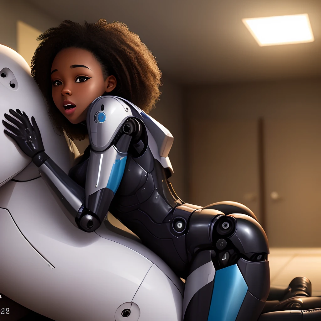 black girl having sex with a 
robot