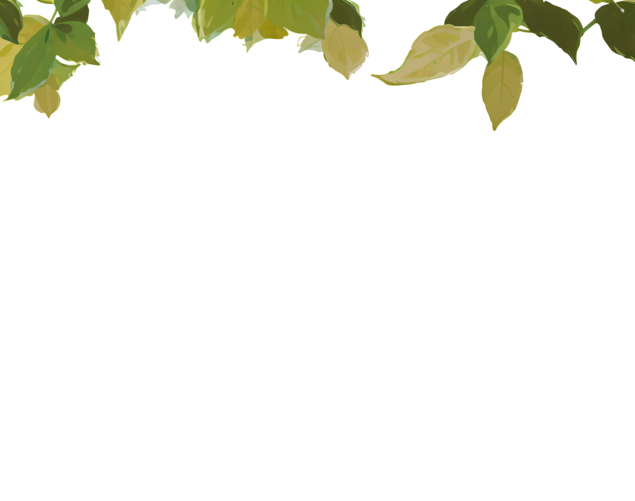 There's a painting of leaves, inspirado em Konstantin Somov, Fanart, em um dia ensolarado, vignette illustration, floresta coberta, centro da imagem, Directed by: Jane Hawkins, An illustraion, casa de campo close up, heavens, summer afternoon, 3/4 vista de baixo, illustration