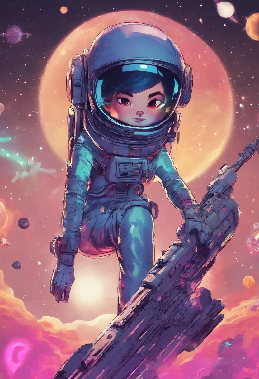 Crie poster Estilo pixar sobre uma mulher de 47 anos com cabelos escuros  e pelo ombro usando azeite de oliva extravirgem na cozinha. The style should be inspired by pixar movies with the well-detailed expressions and vibrant colors.