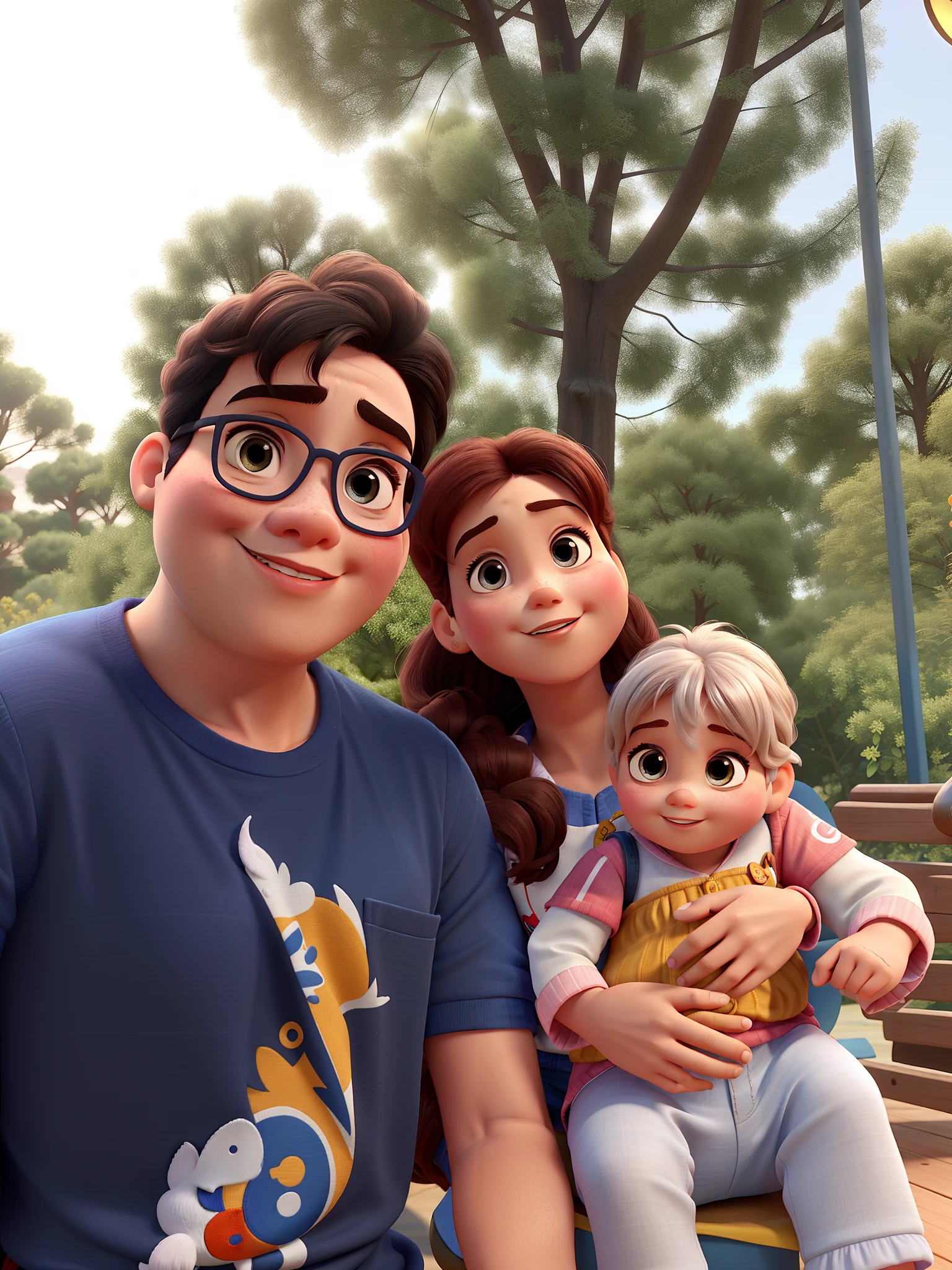 pai, Mother  Girl Small Hair, Disney pixar |