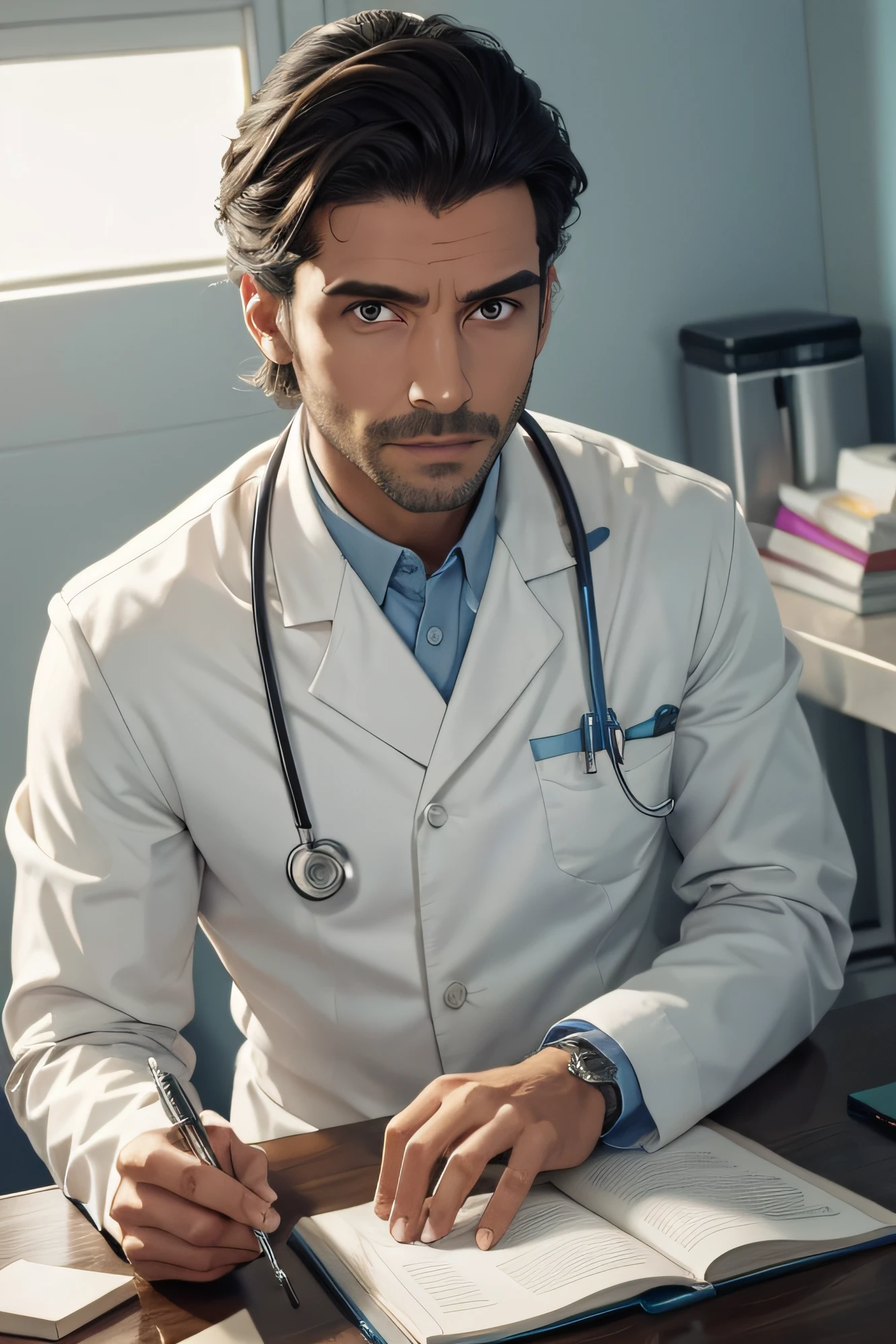 Reconstruct the doctor's eyebrow, Sobrancelha perfeita