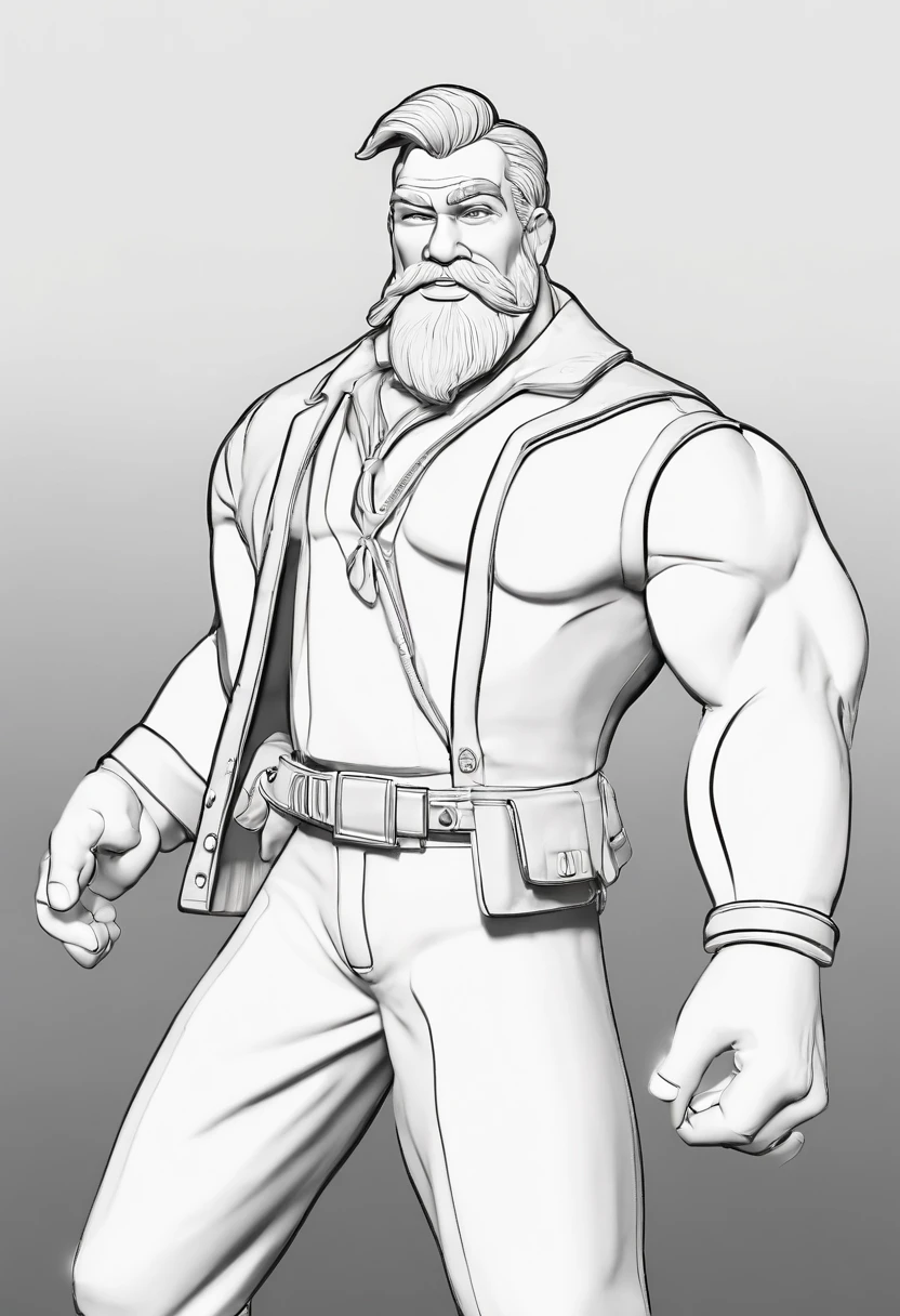 personagem dos desenhos animados de um homem barba preta e uma camisa preta escrita cmc em Branco, animation character, Caractere estilizado, animation style rendering, 3D estilizado, 3 d render stylized, toon render keyshot, Personagem 3D, Personagem 3D, 3d rendering stylized, 3 d character render, personagem de desenho animado, Personagem de close up, Pose de personagem, (Estilo Pixar) (master part:1.2) (Bokeh) (best quality) (pele detalhada) (textura detalhada) (8k) (argila) (Cinematic lighting) (foco nítido
